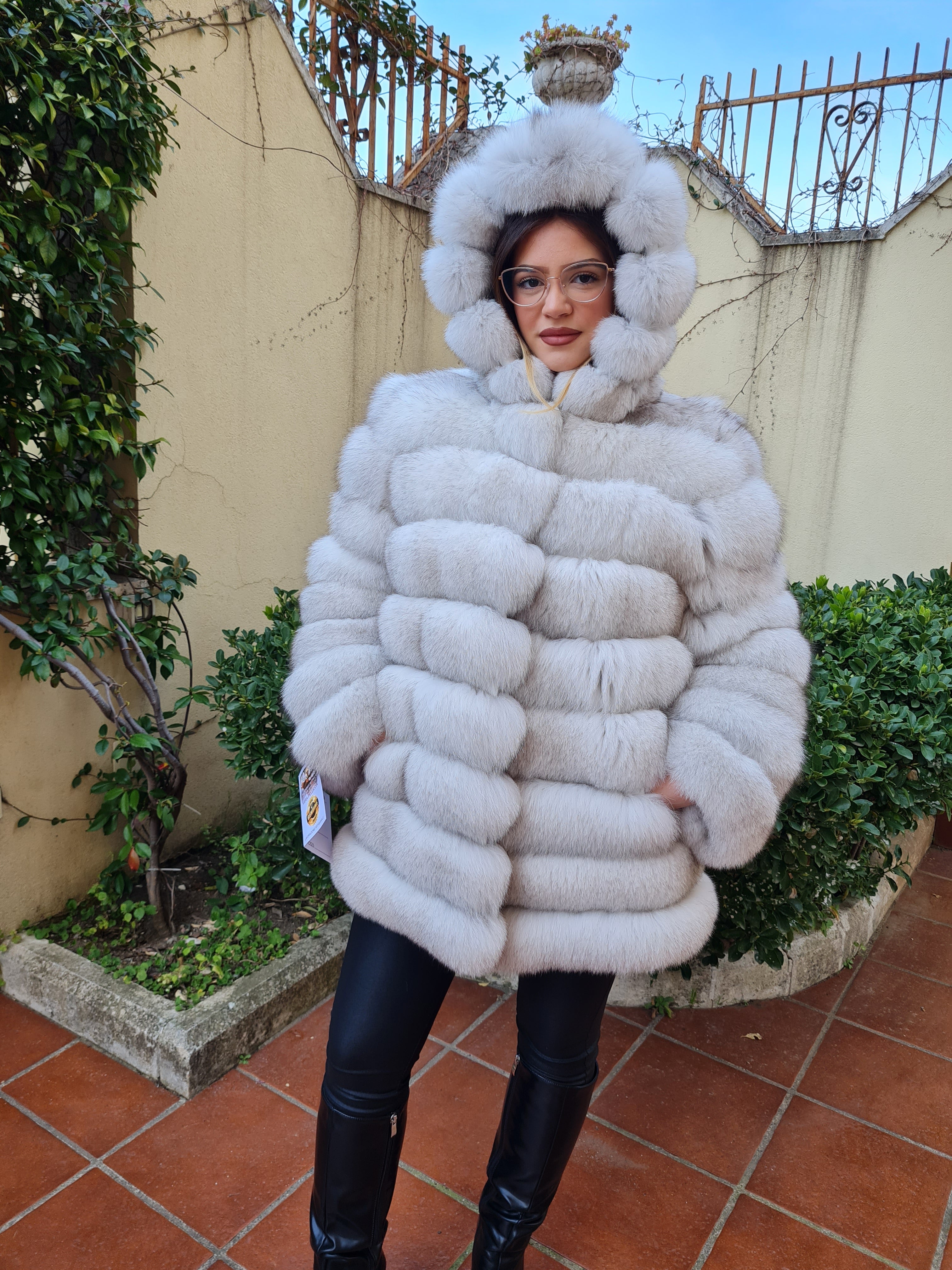 Fox fur jacket