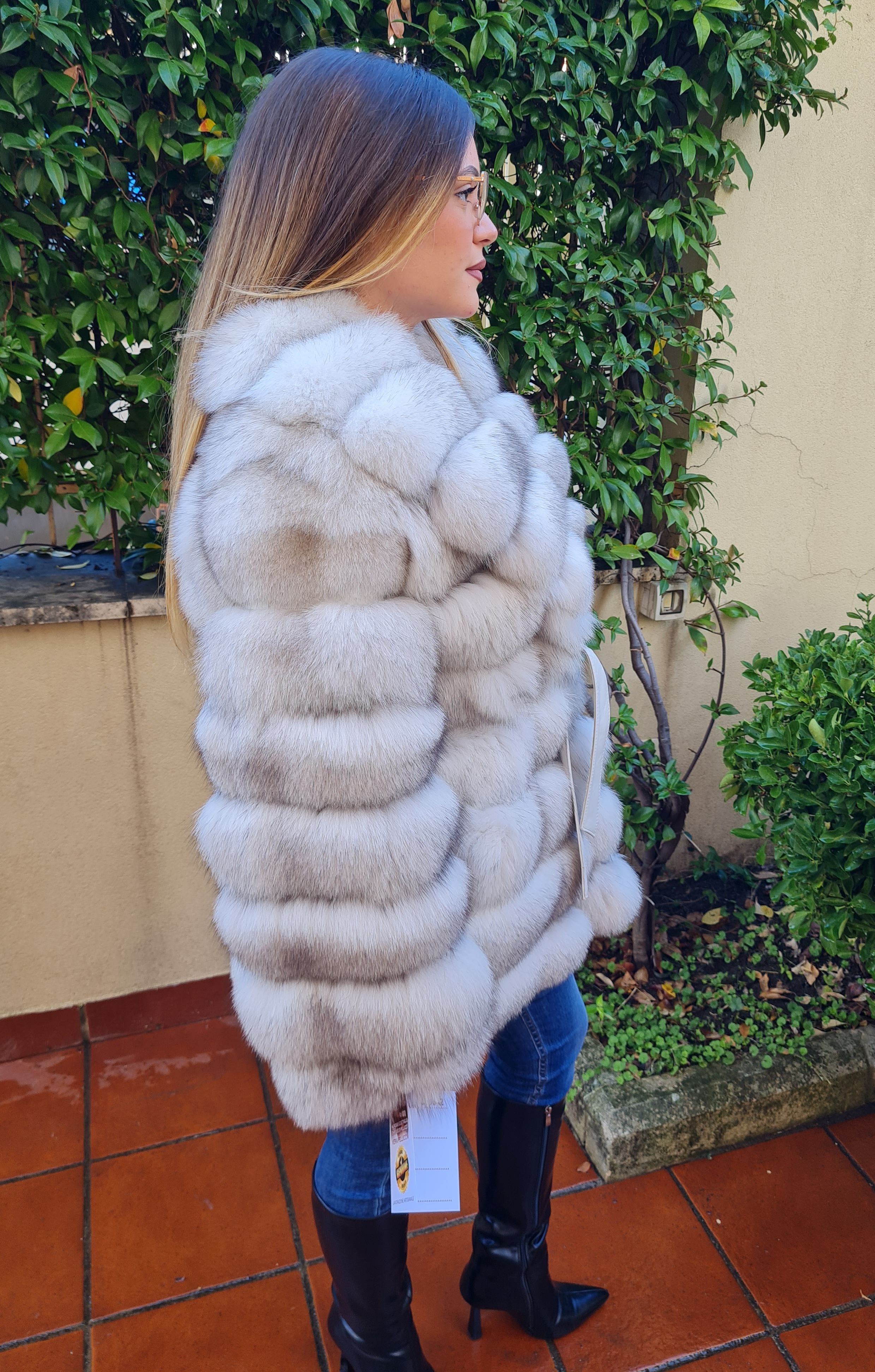 Greenland fox fur jacket