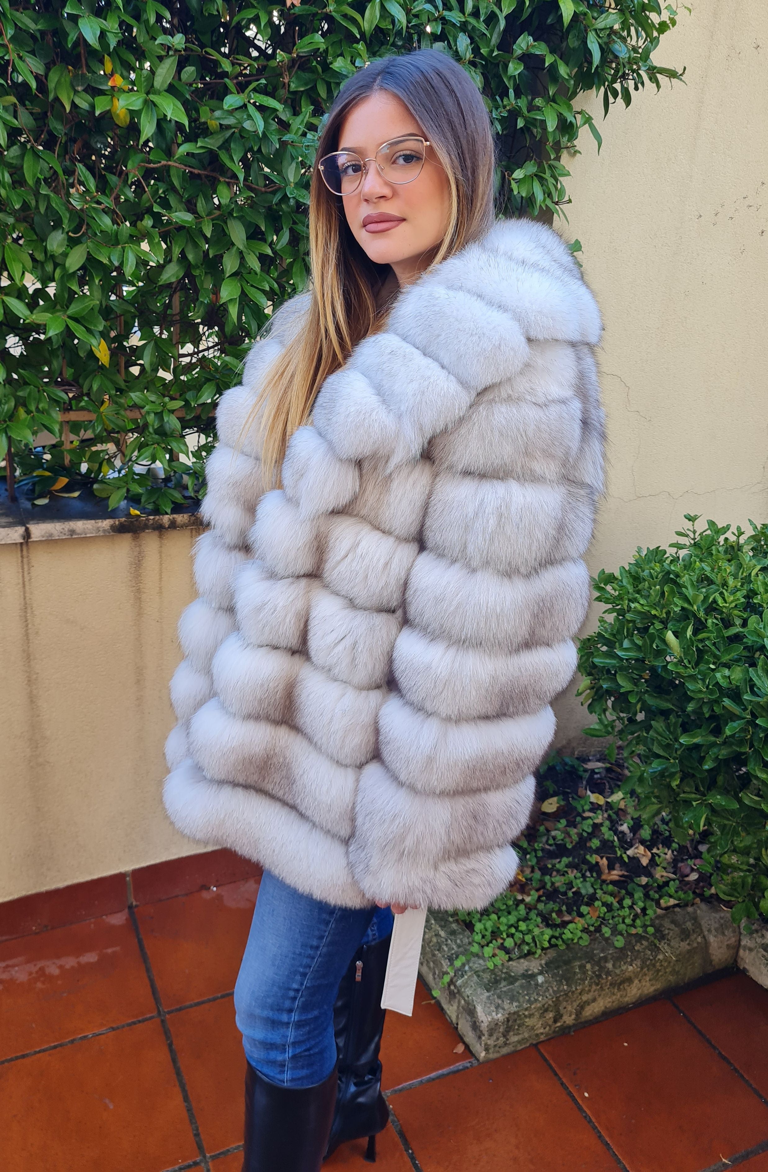 Greenland fox fur jacket