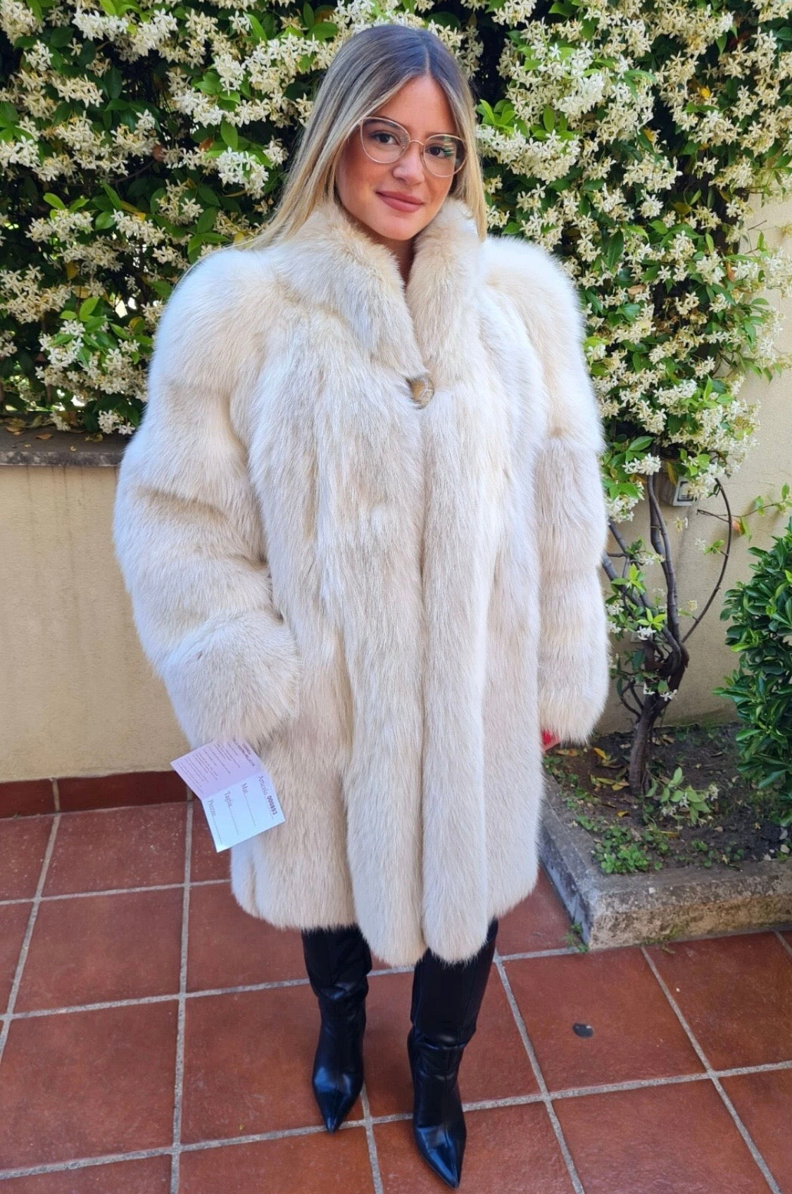 shadow fox fur jacket
