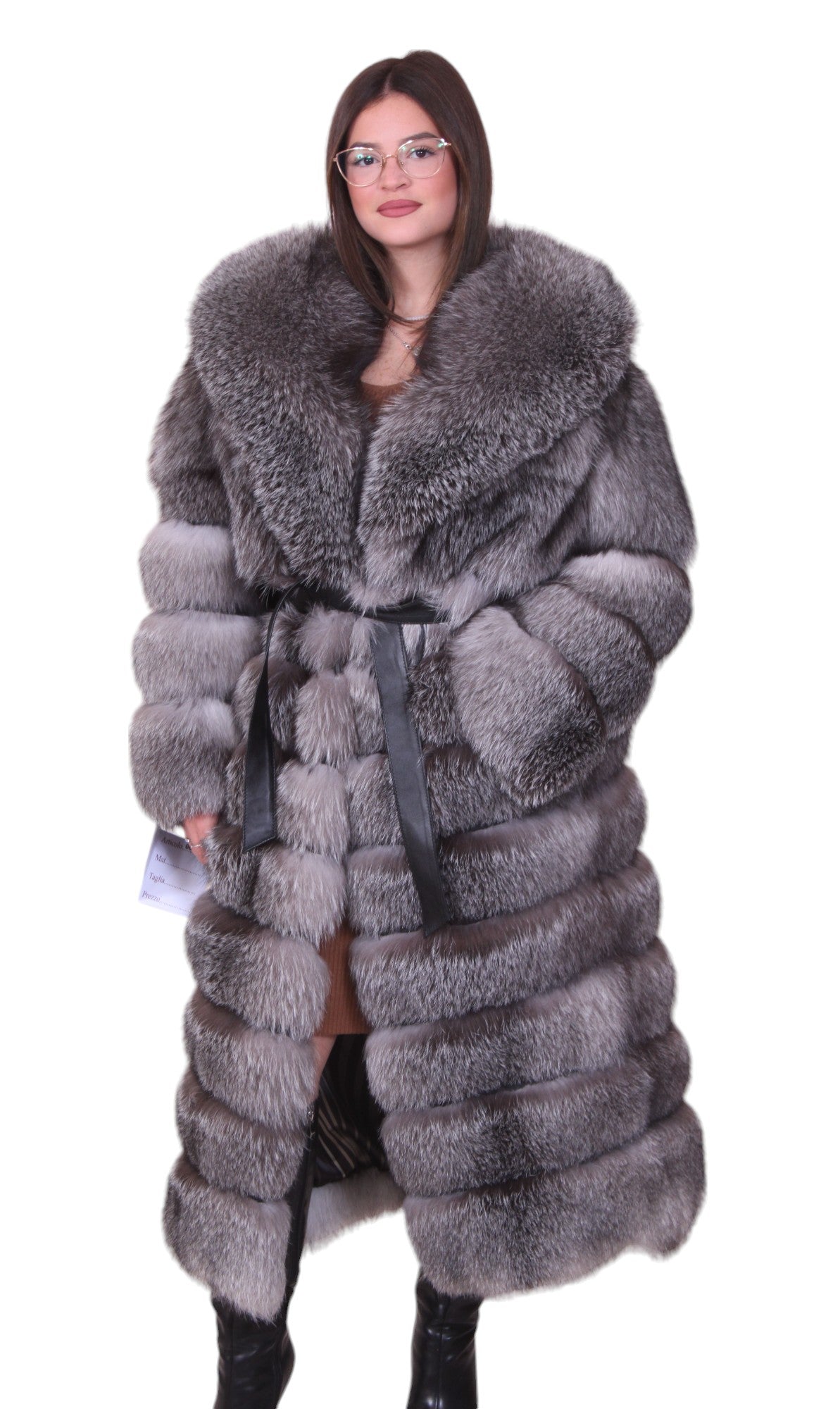 Fox fur coat