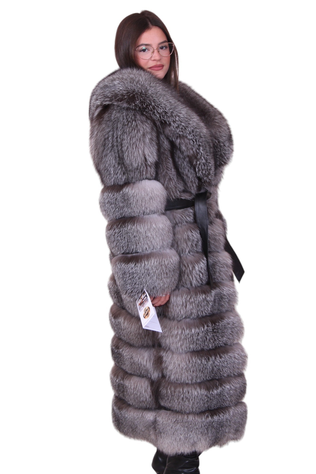 Fox fur coat