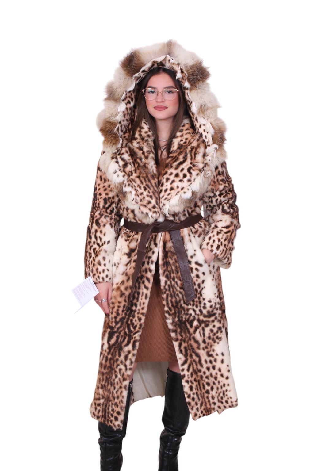 Cappotto pelliccia coniglio lapin