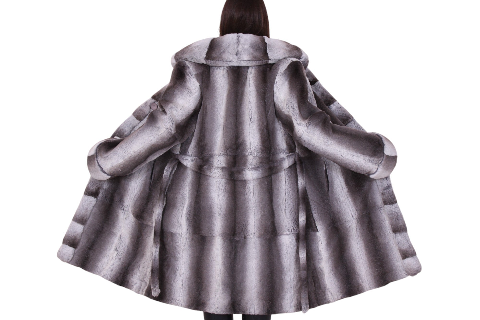 Rex rabbit fur coat
