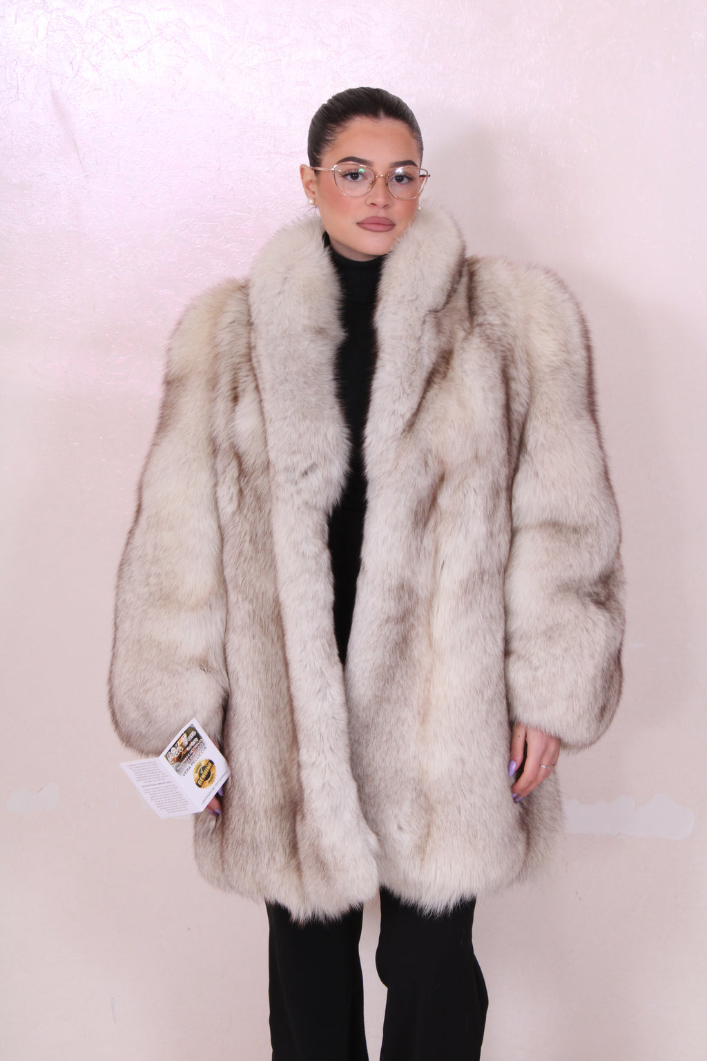 Vintage fox fur jacket