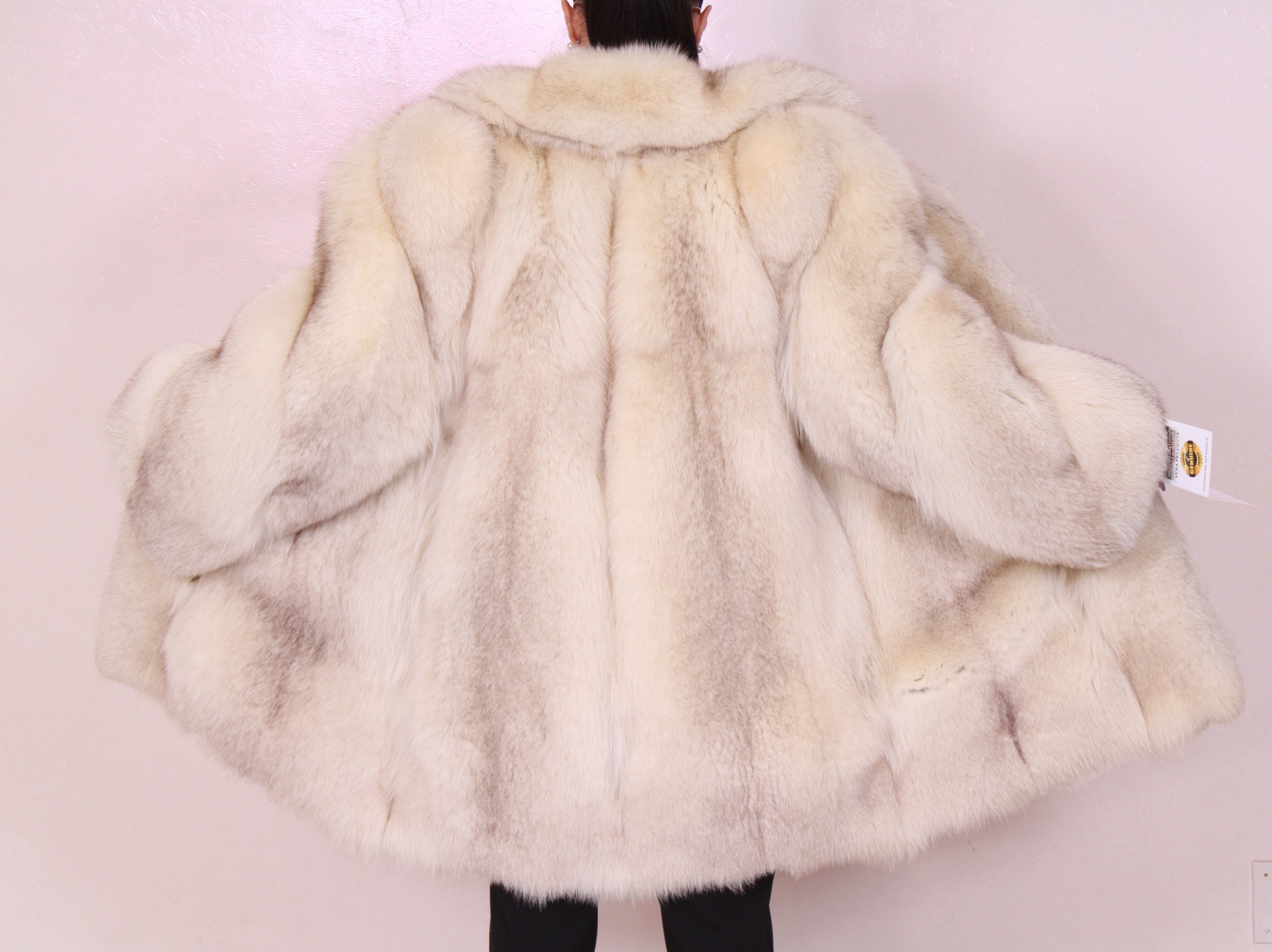 Vintage long fox jacket
