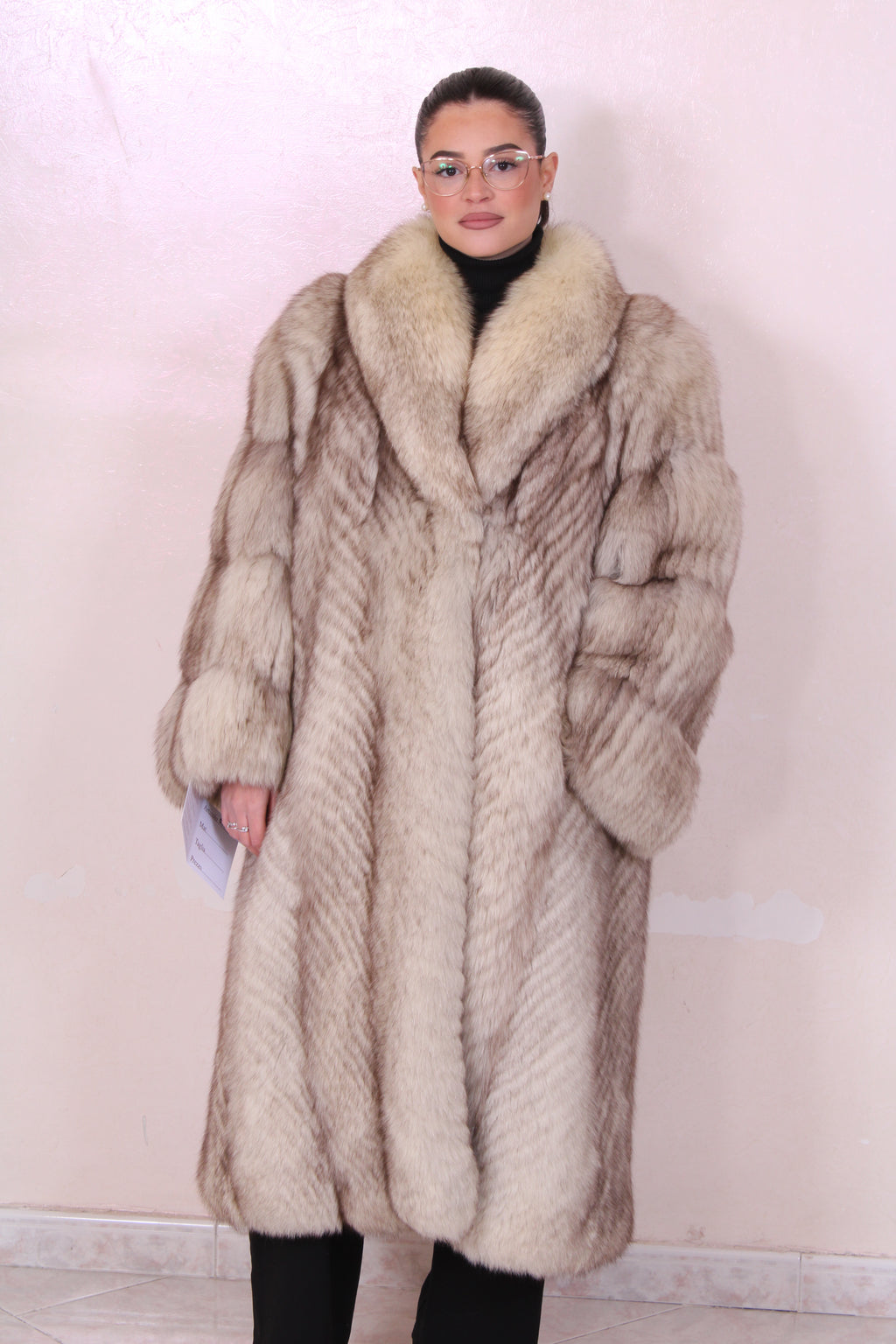 Cappotto pelliccia di volpe vintage