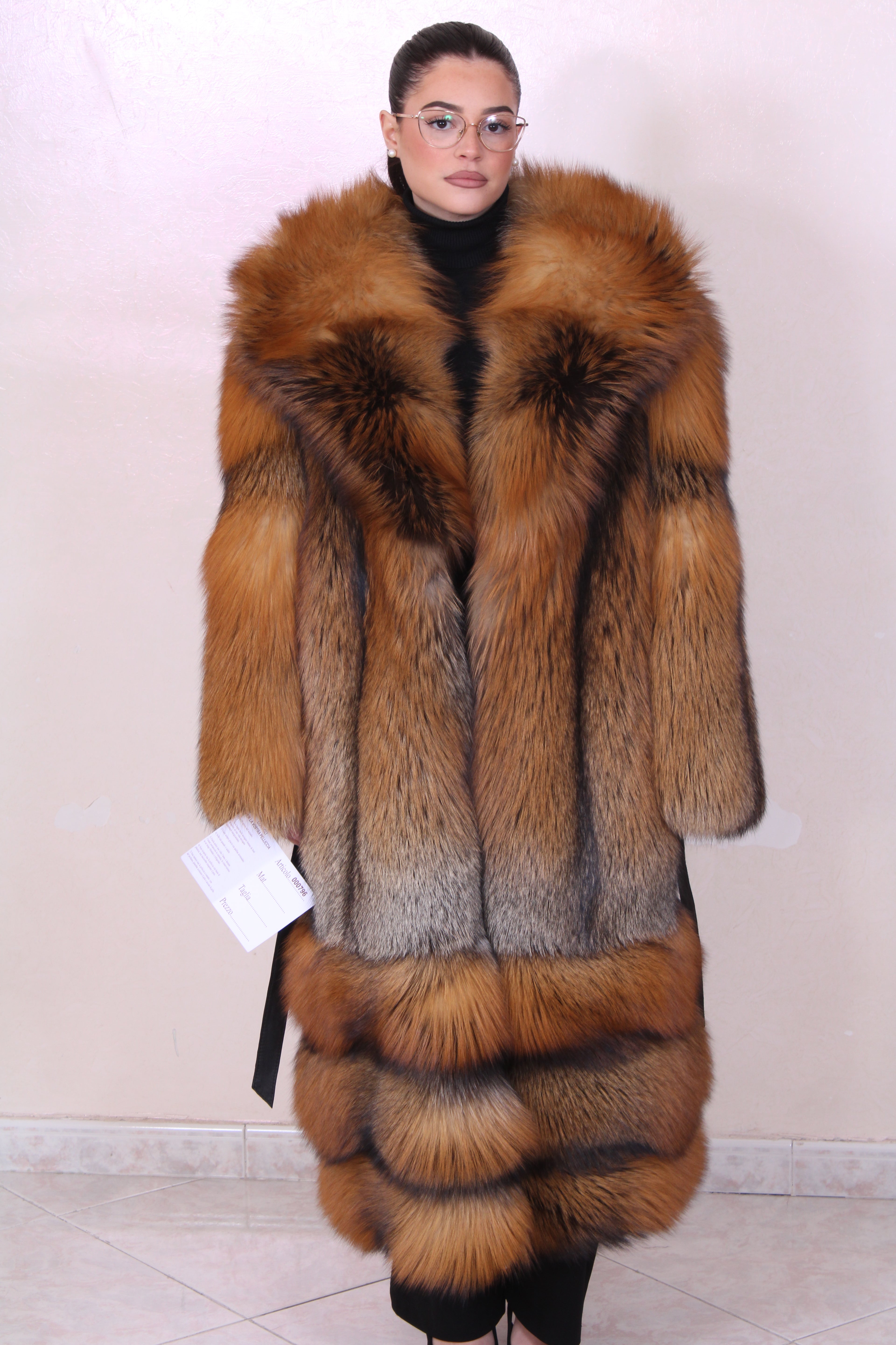 Cappotto pelliccia volpe nuova