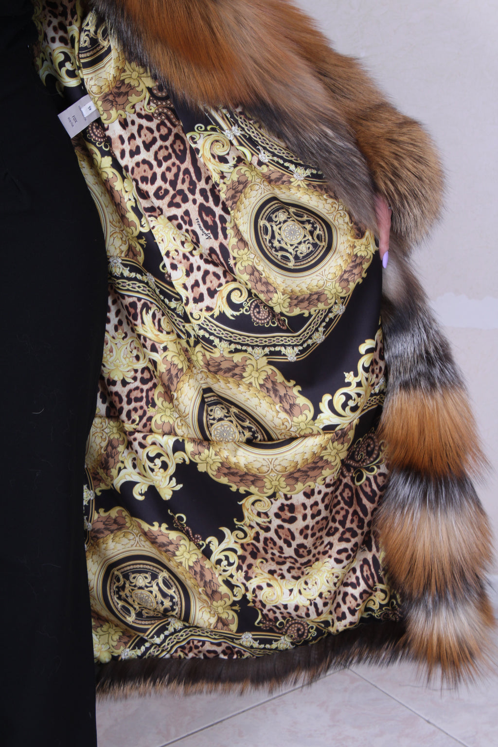 Cappotto pelliccia volpe nuova