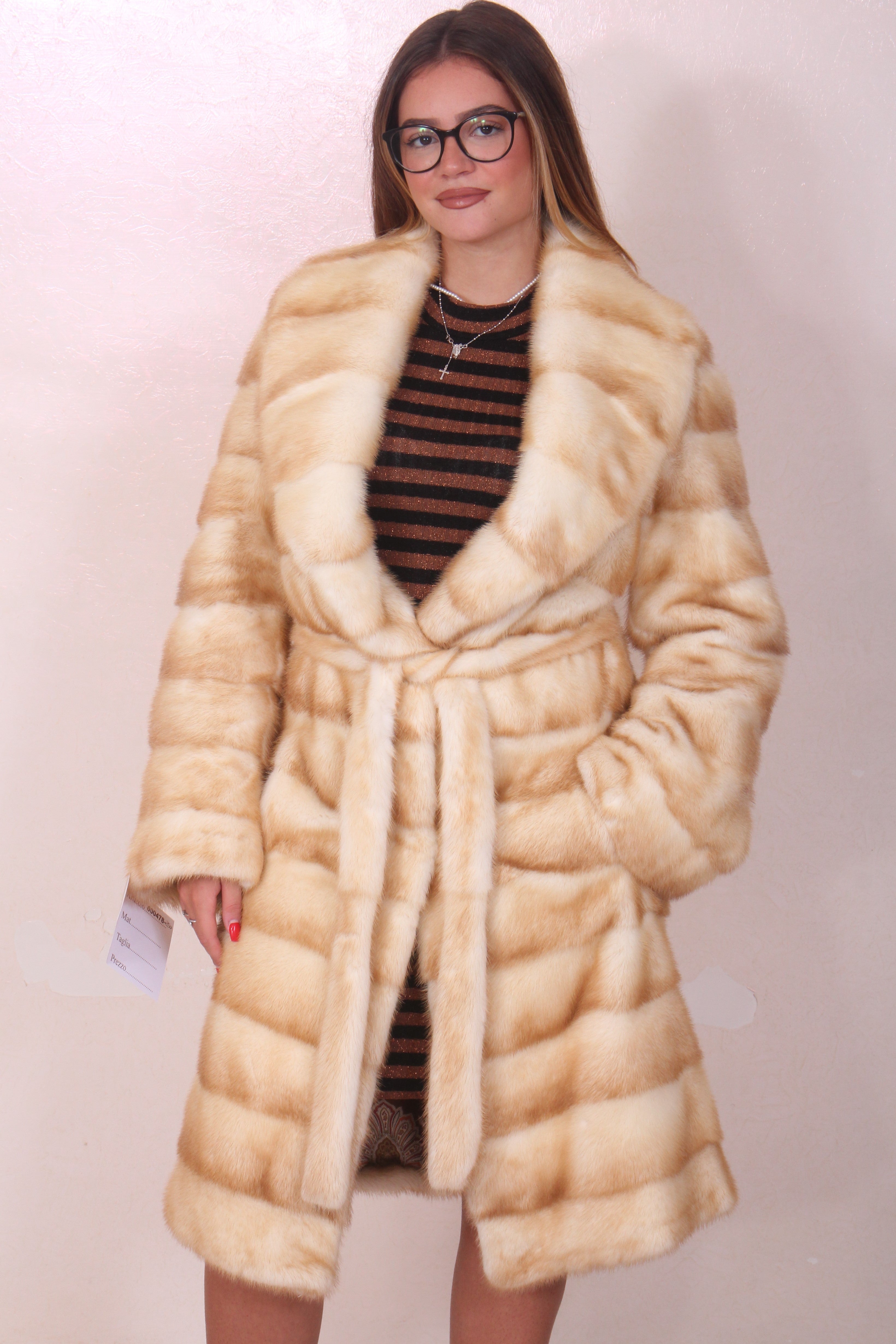 Mink fur coat