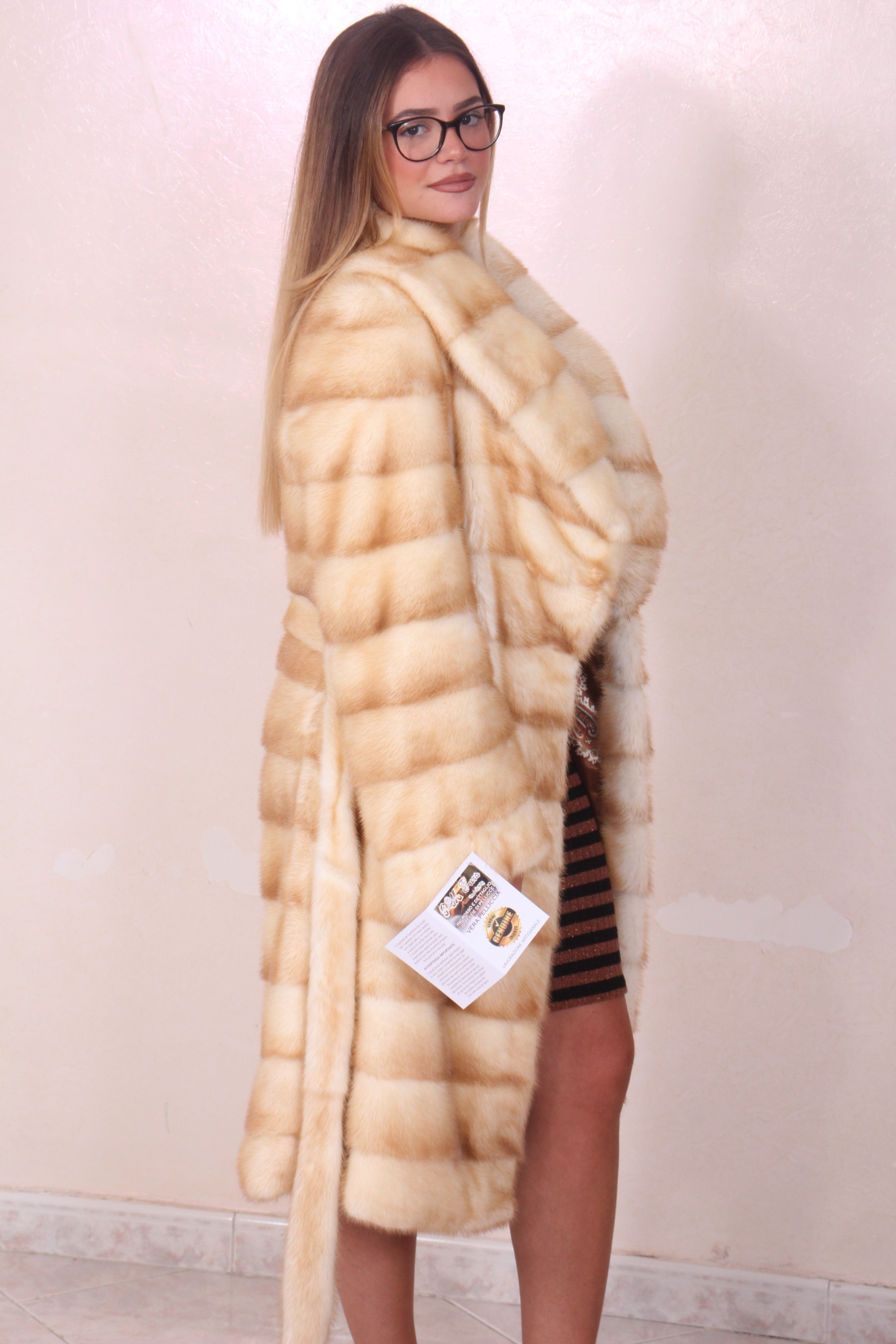 Mink fur coat