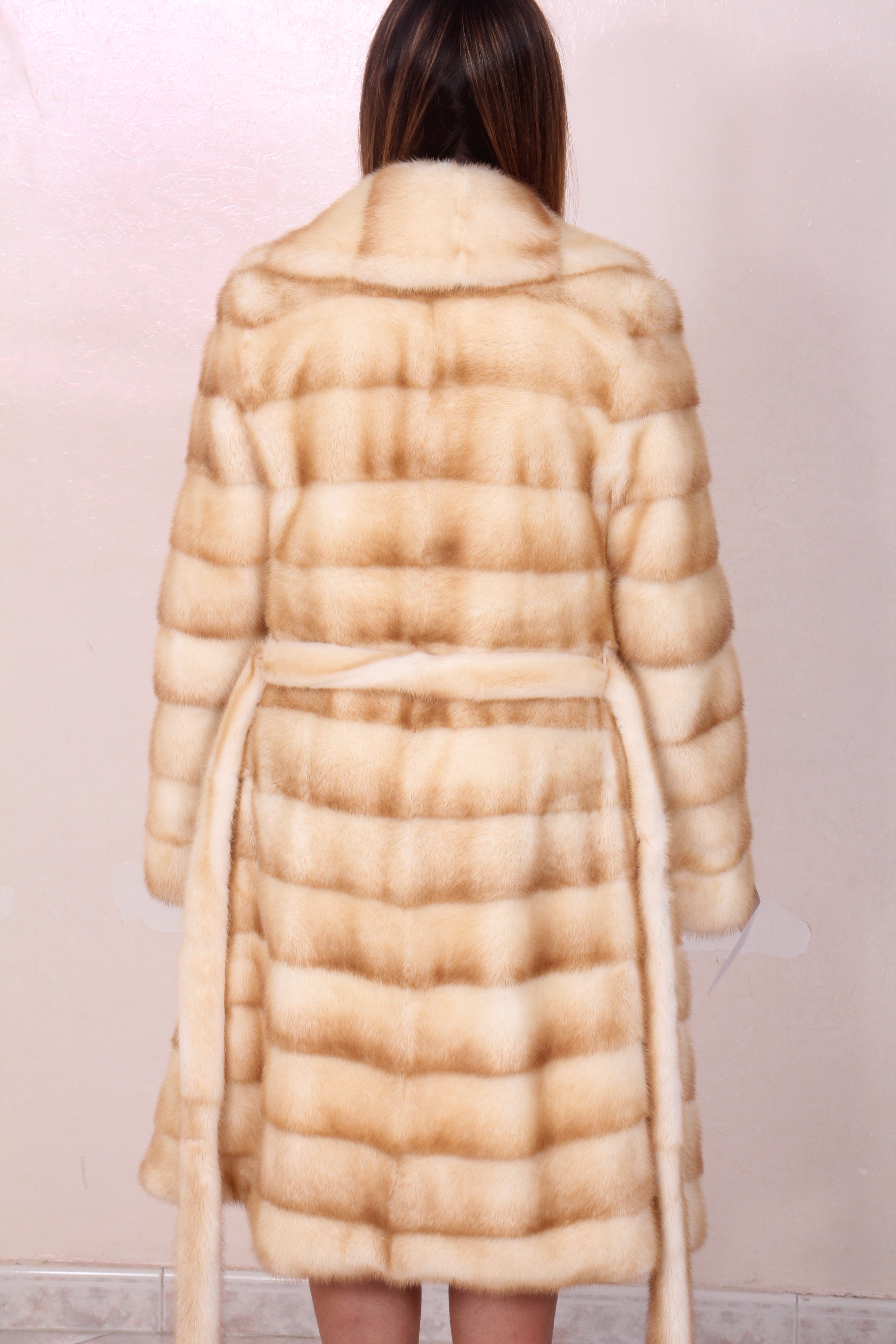 Mink fur coat