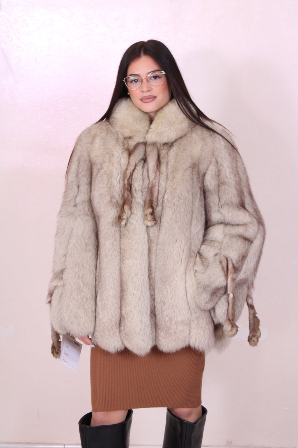 Giacca pelliccia di volpe vintage