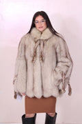 Giacca pelliccia di volpe vintage