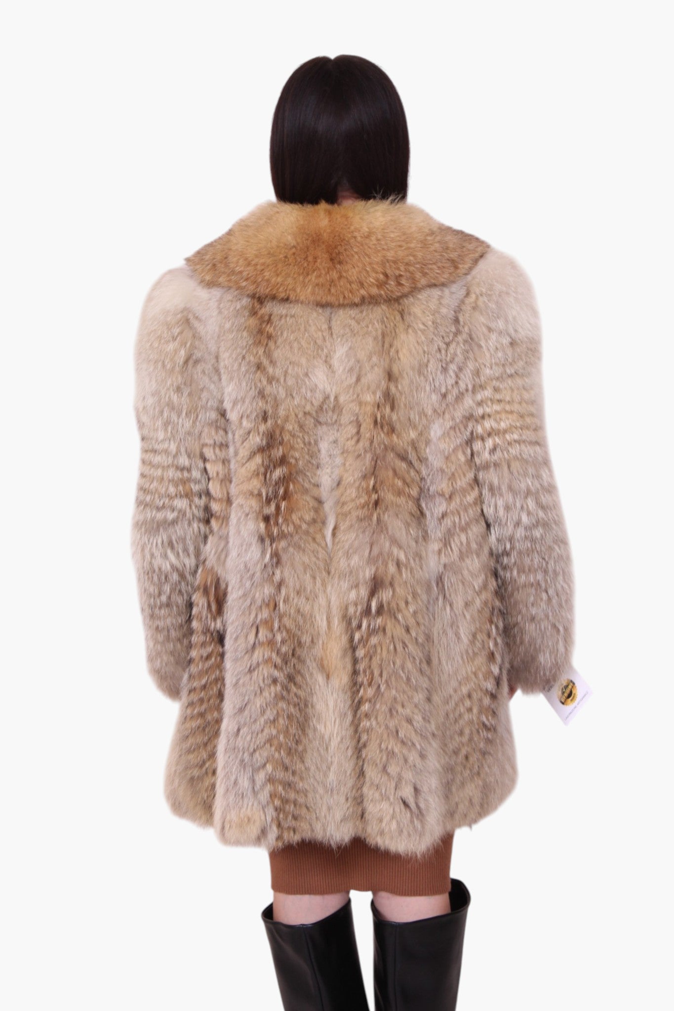 Giacca pelliccia coyote vintage