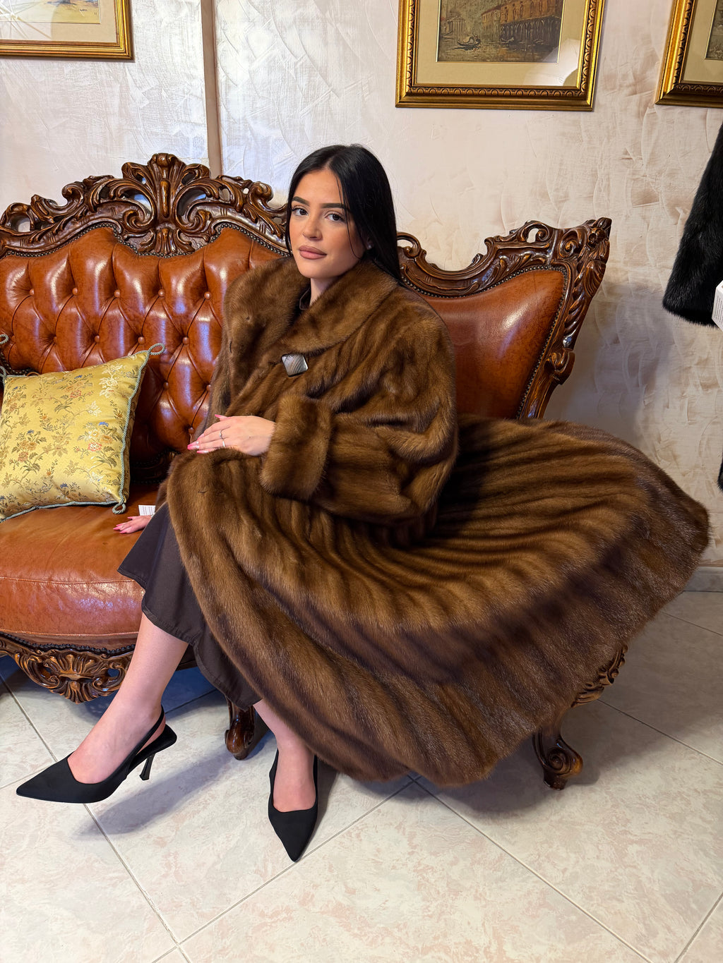 vintage mink fur coat