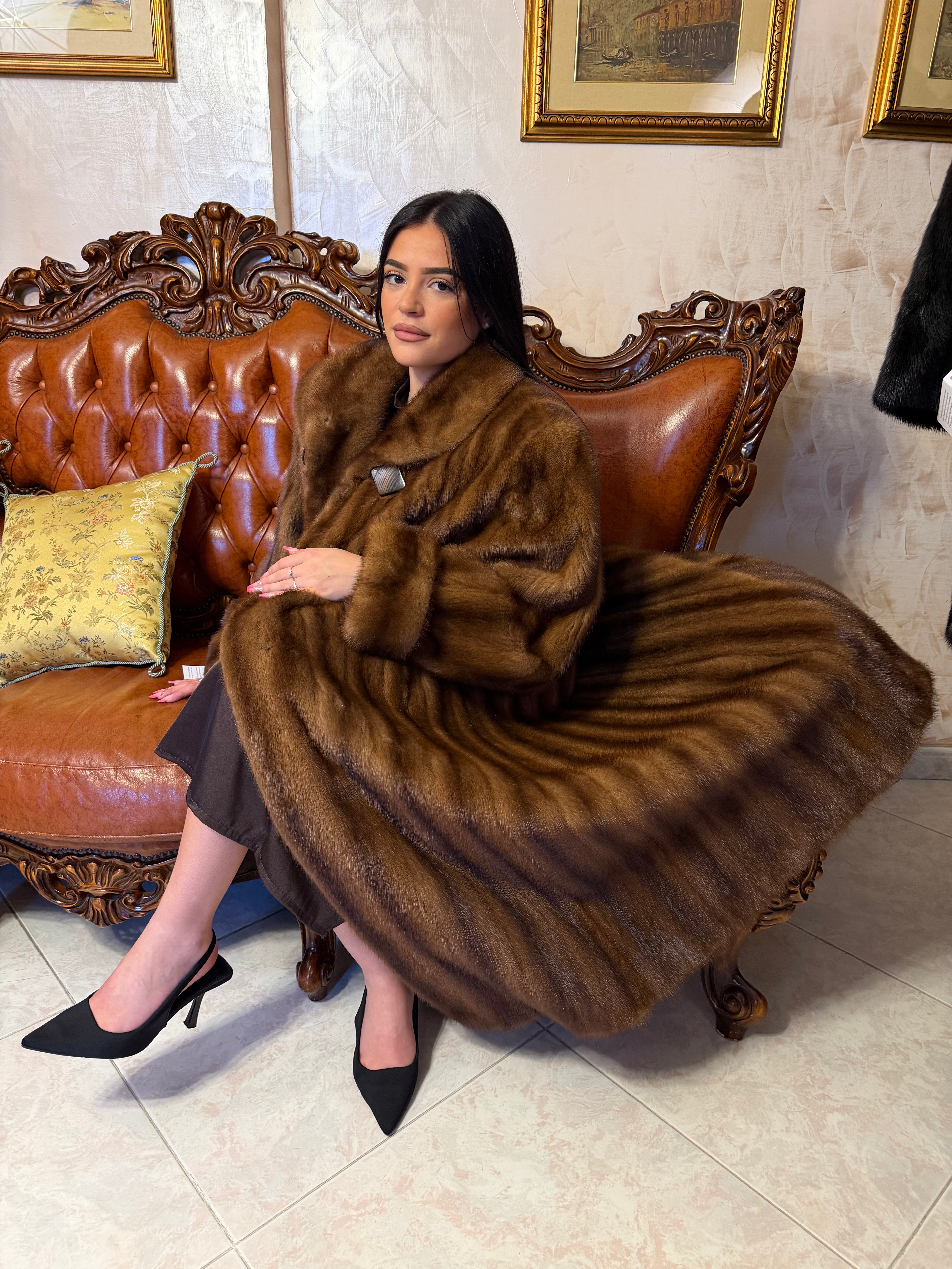 vintage mink fur coat