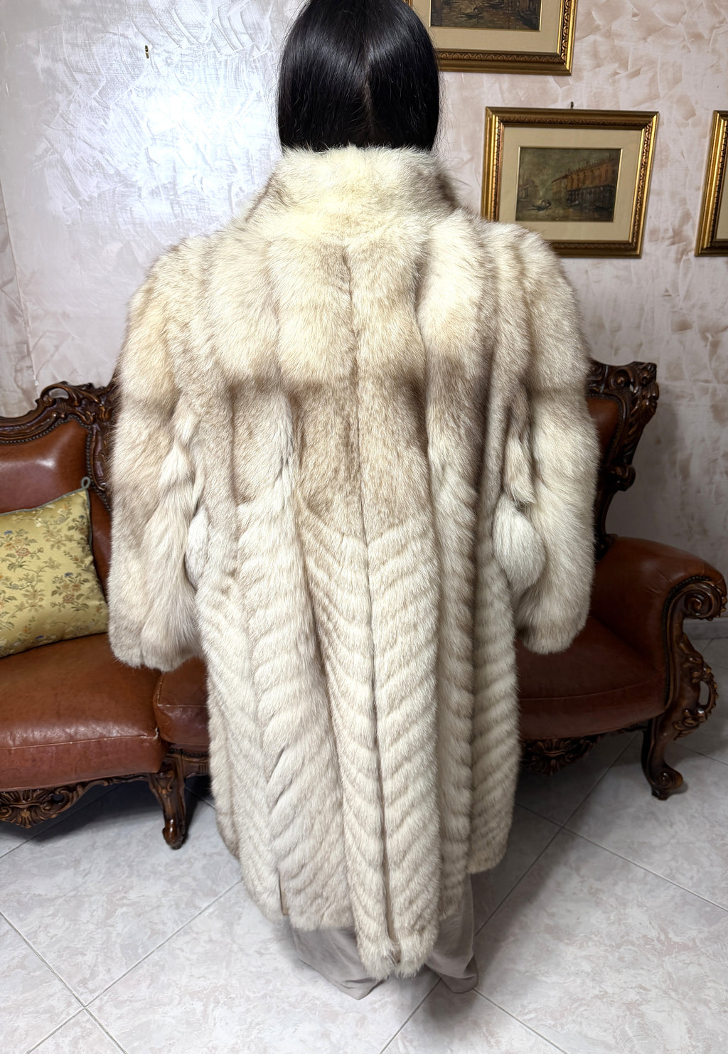 Cappotto pelliccia di volpe