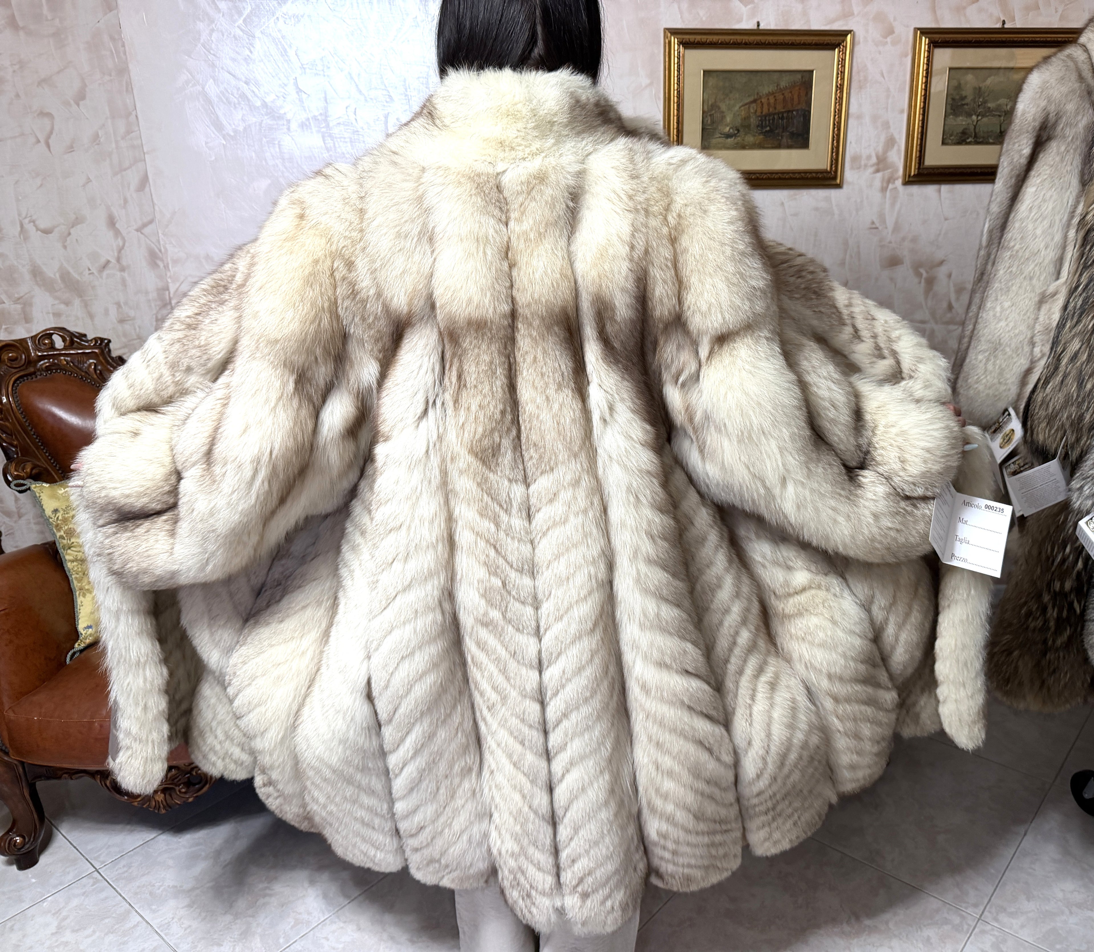 Fox fur coat