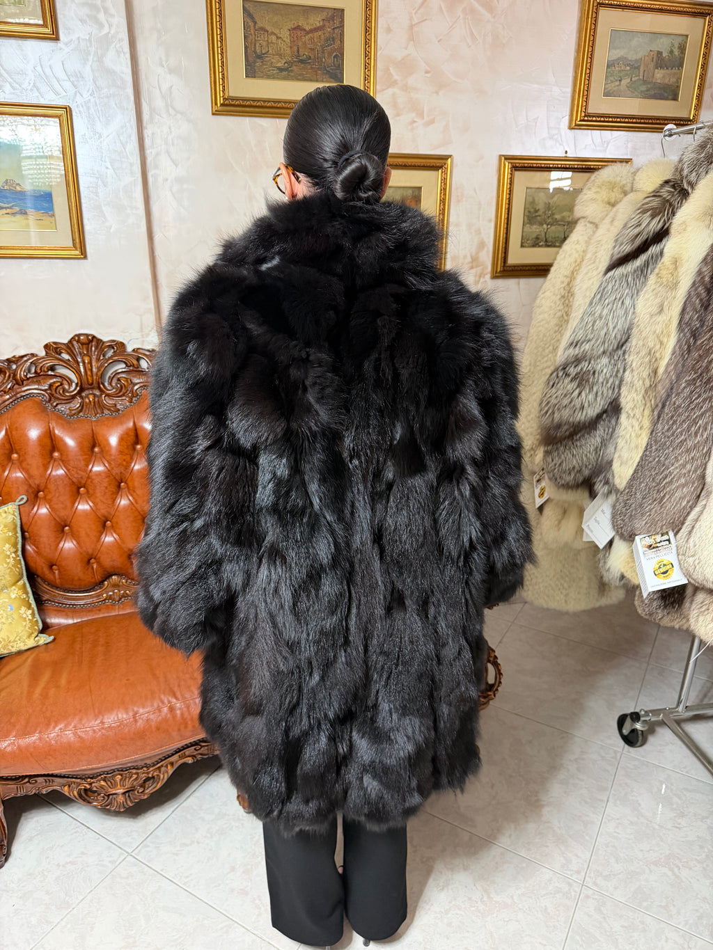 Fox fur jacket