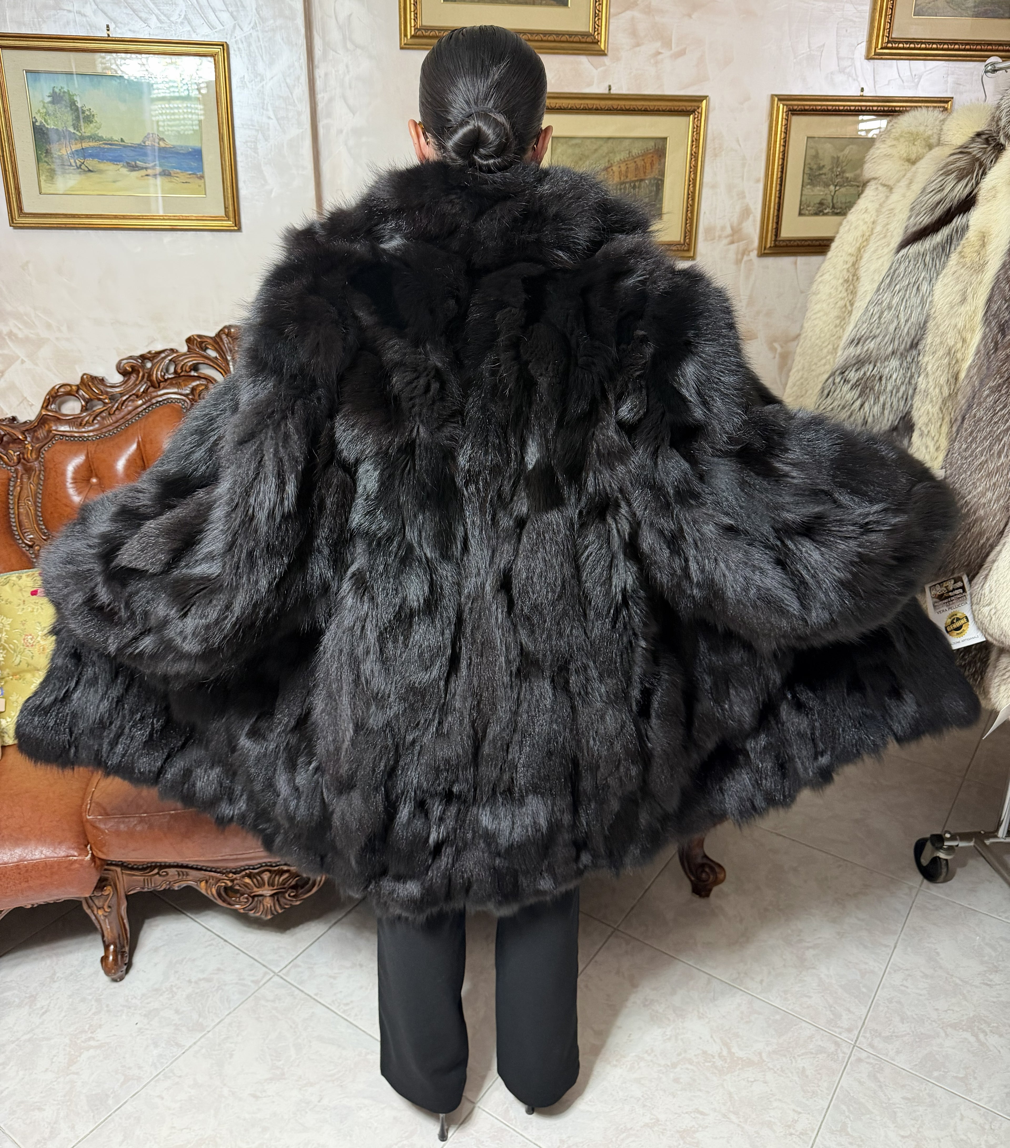 Fox fur jacket