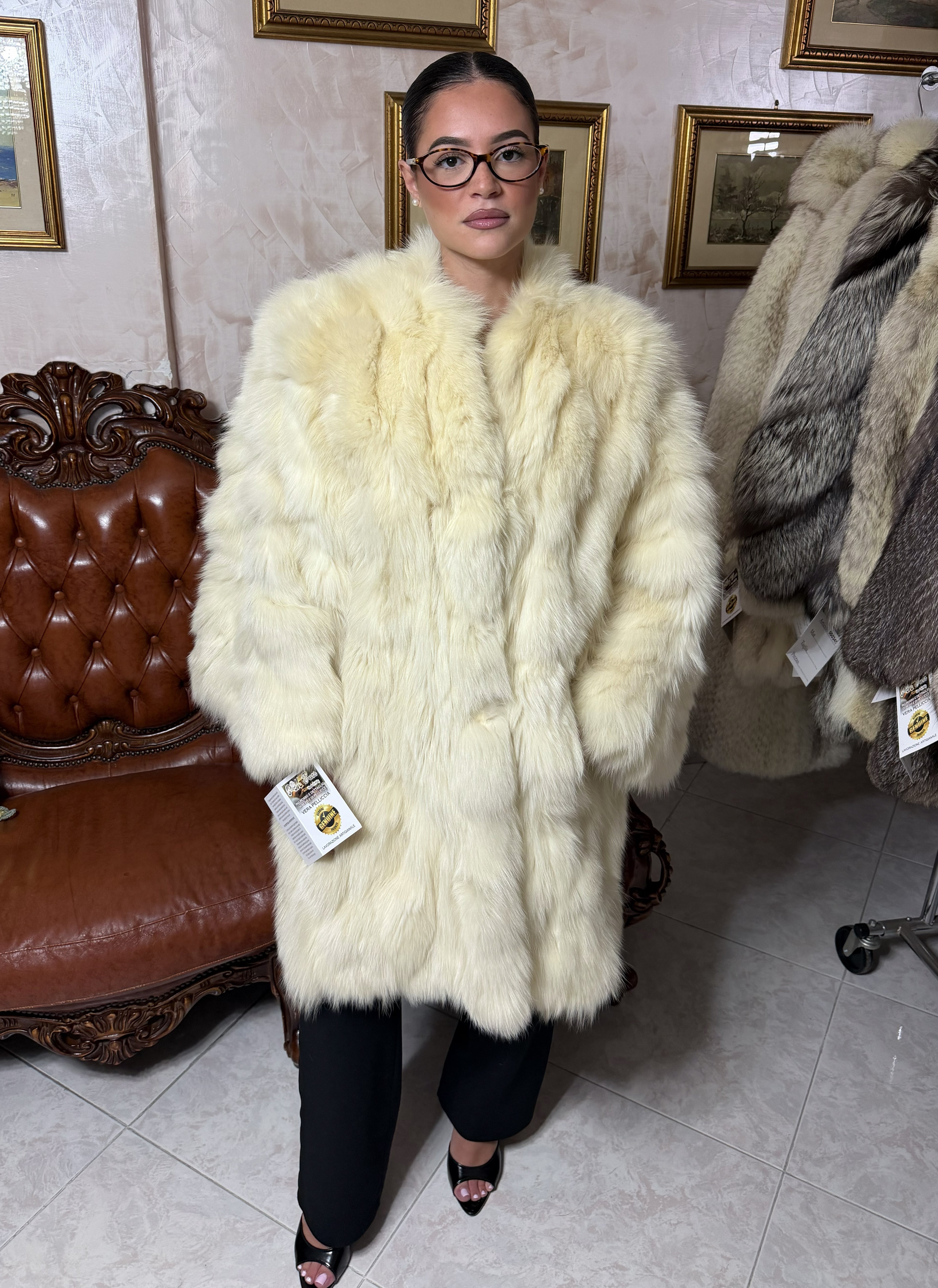 Fox fur jacket