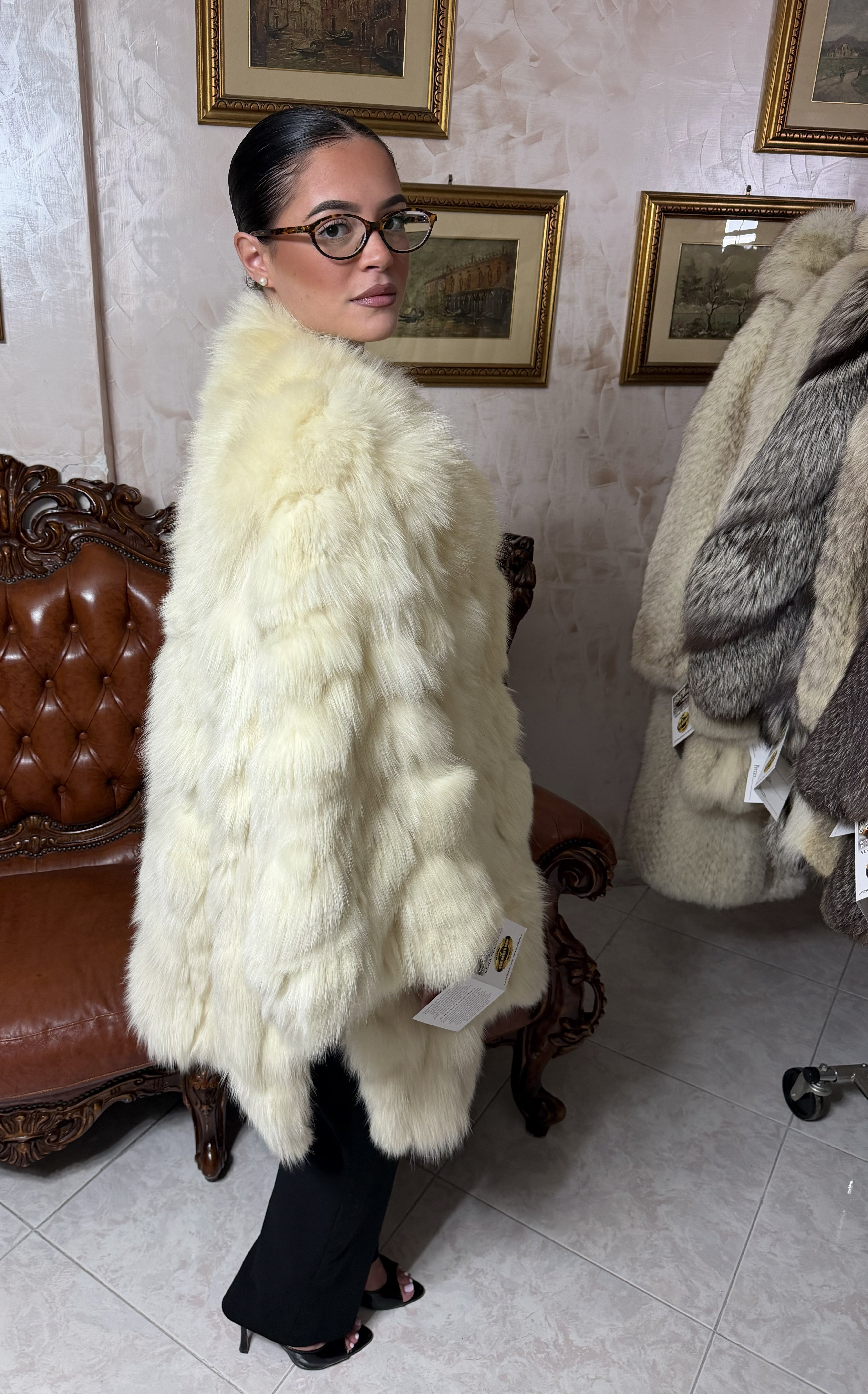 Fox fur jacket
