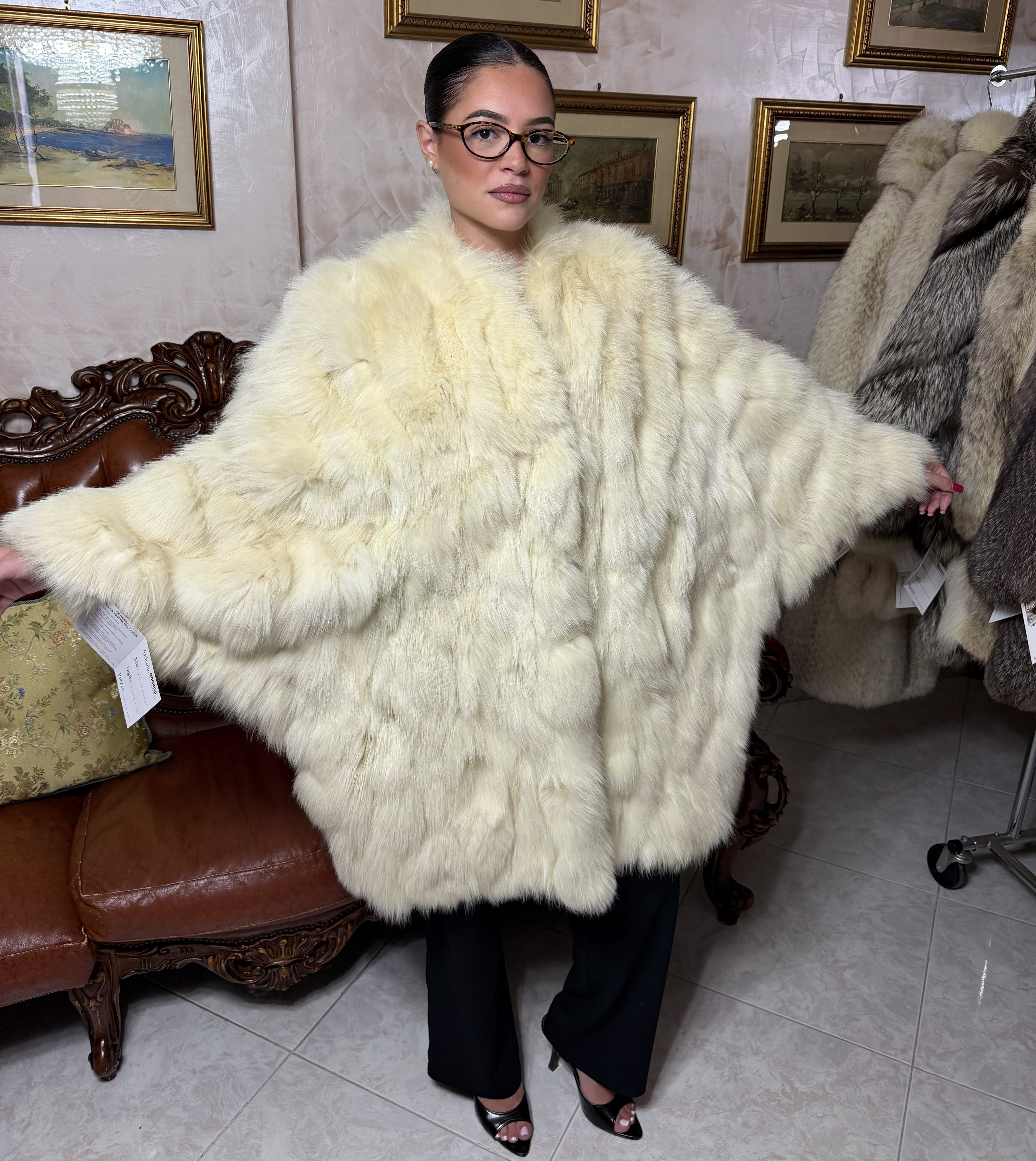 Fox fur jacket