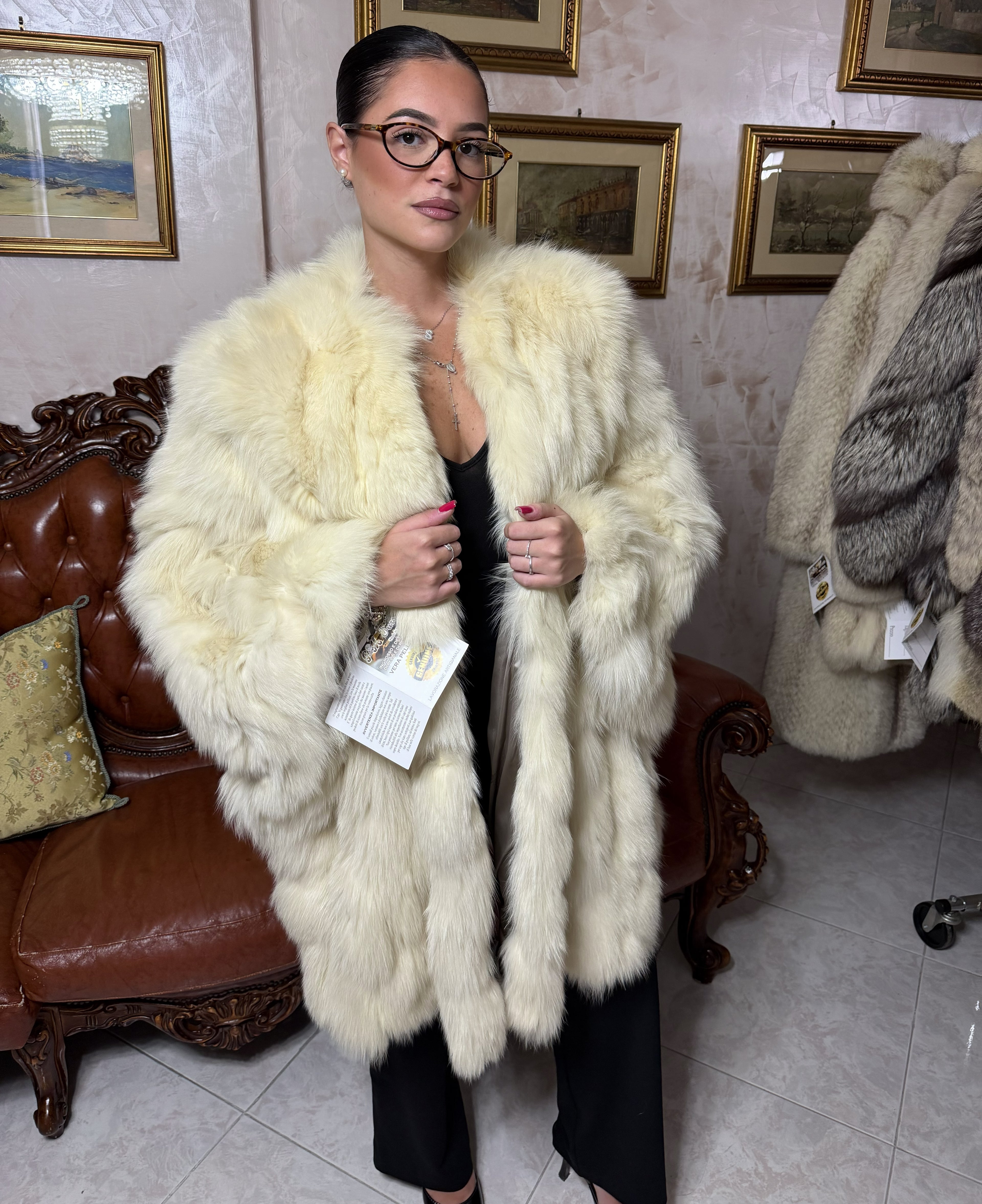 Fox fur jacket