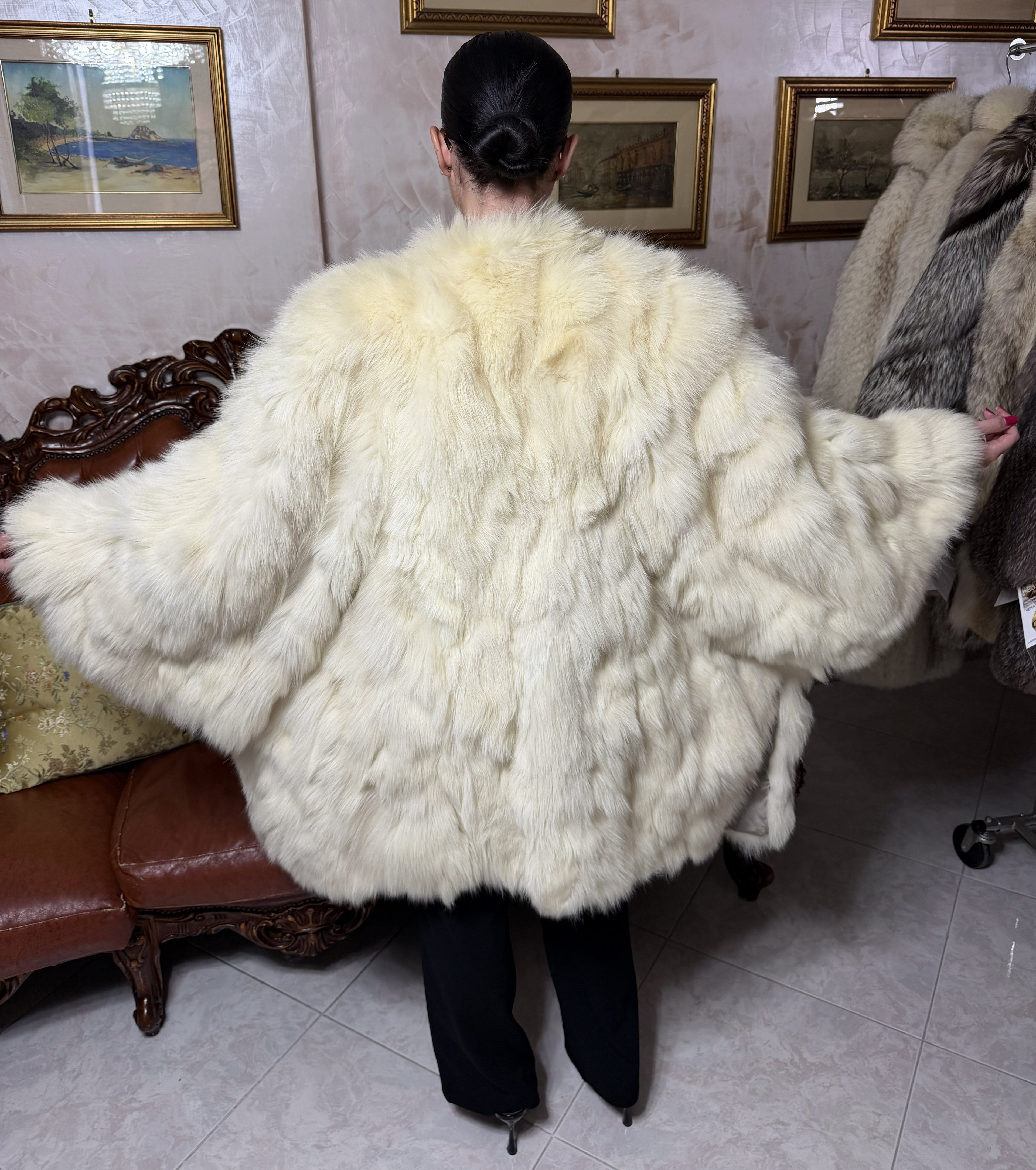 Fox fur jacket