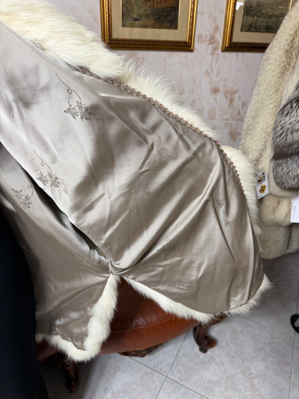 Fox fur jacket
