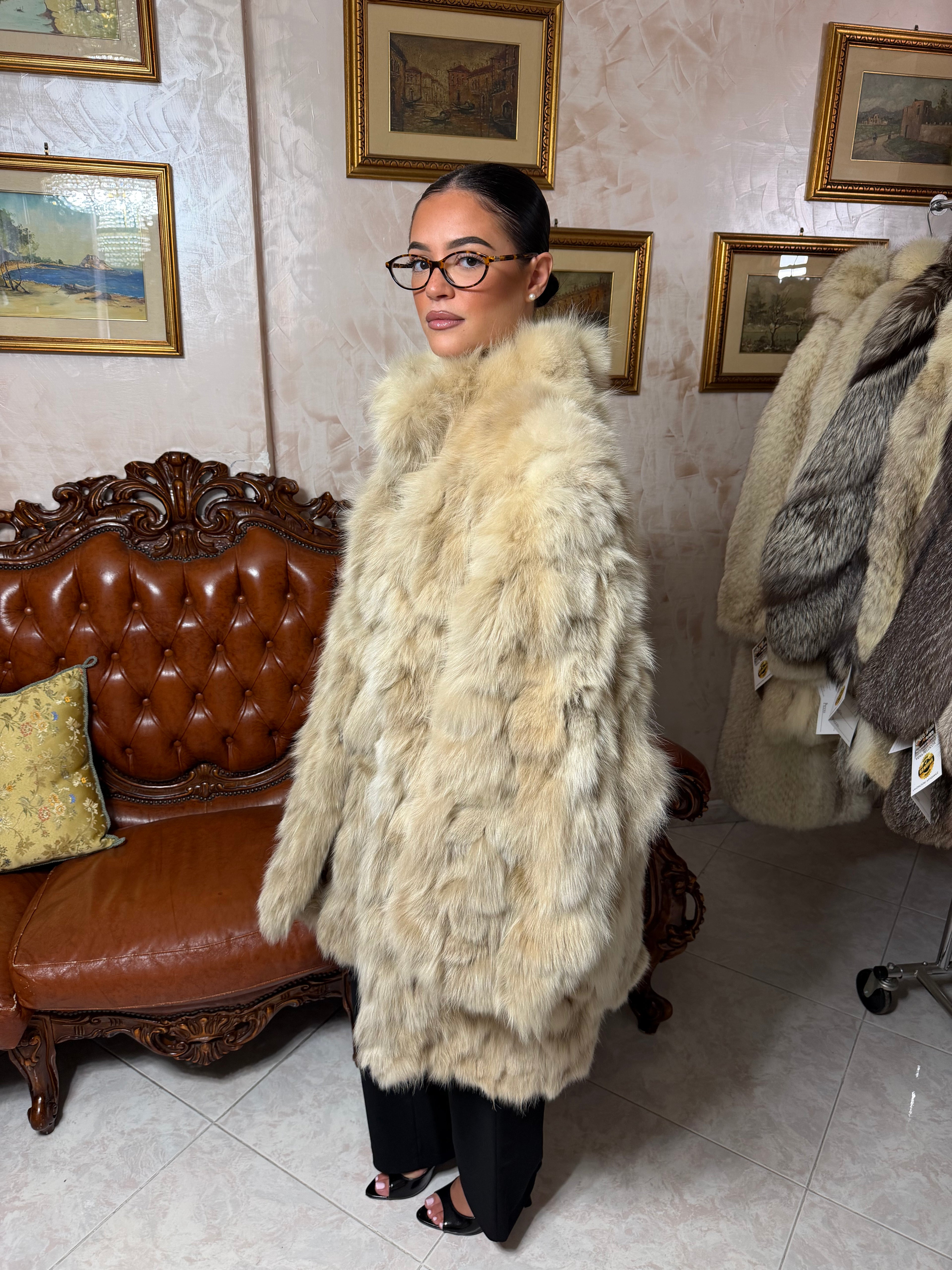 Fox fur jacket