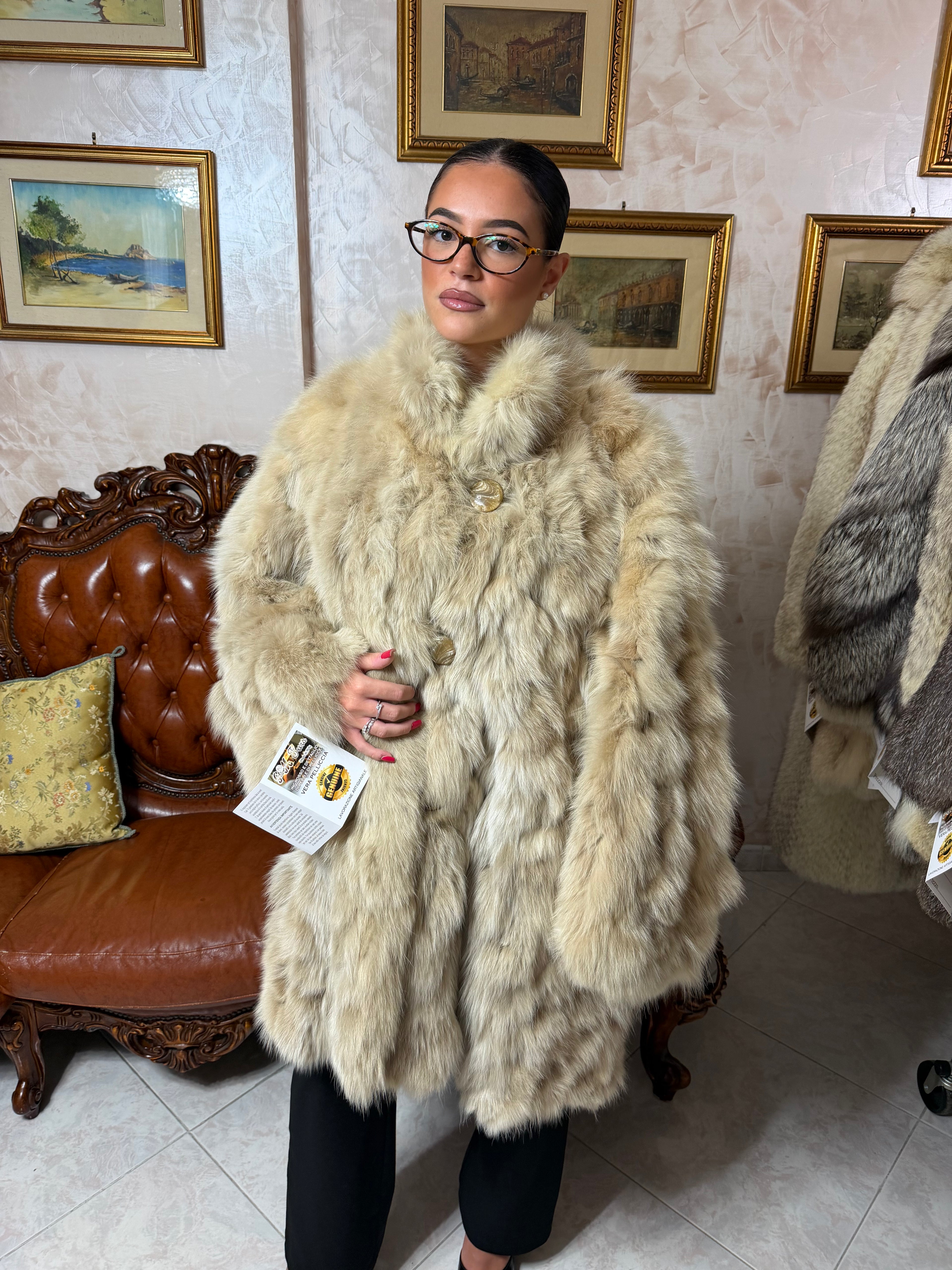 Fox fur jacket