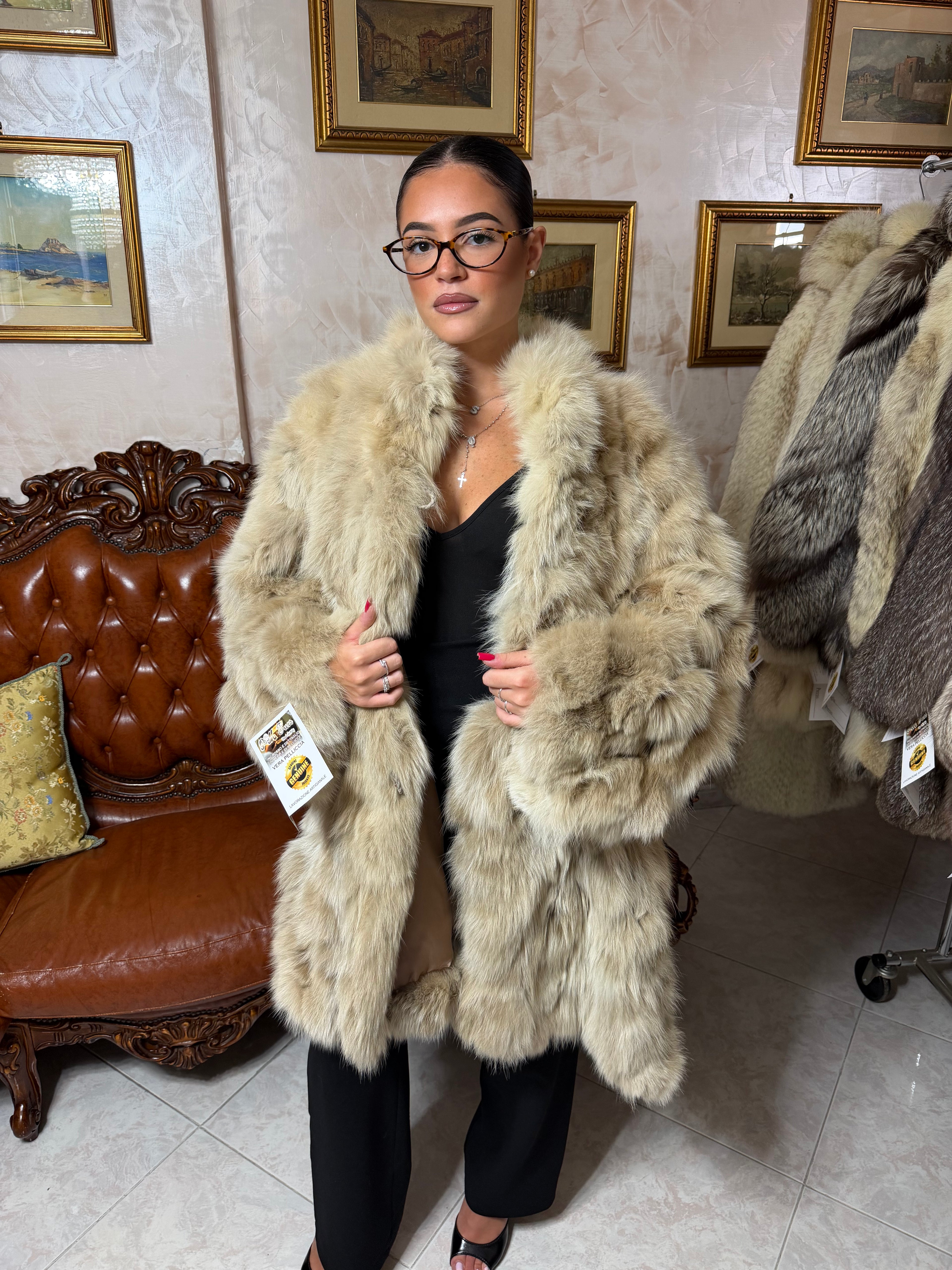 Fox fur jacket