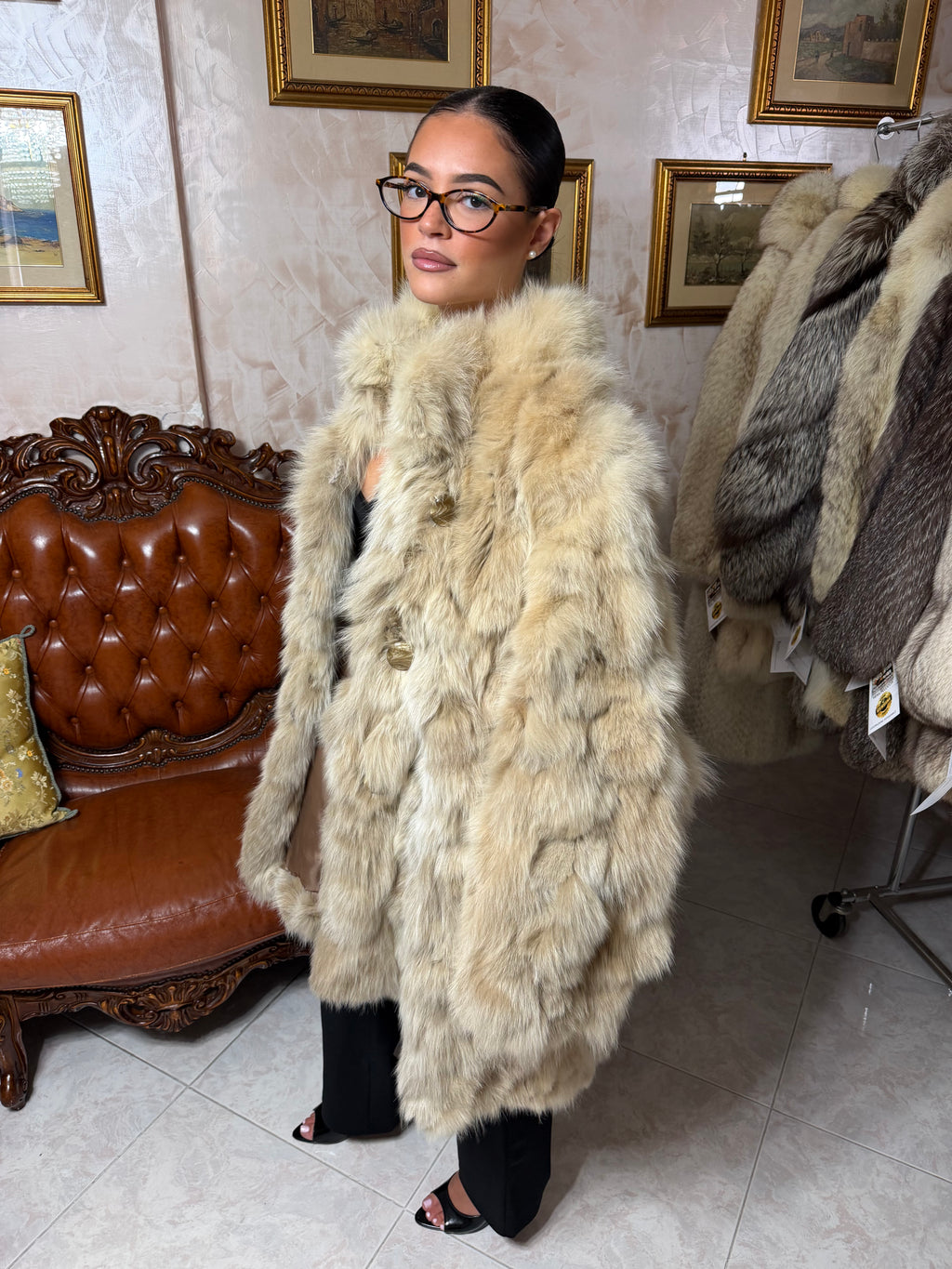 Fox fur jacket