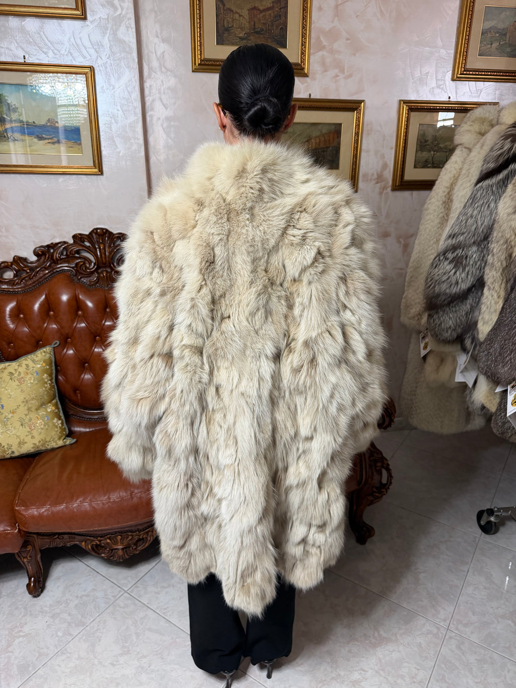 Fox fur jacket