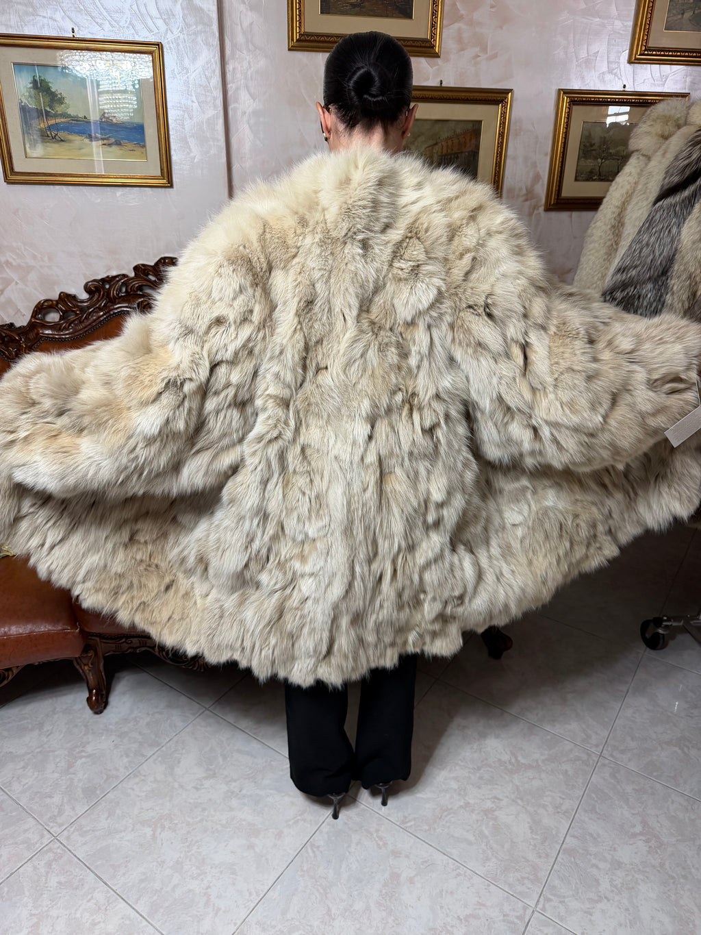 Fox fur jacket