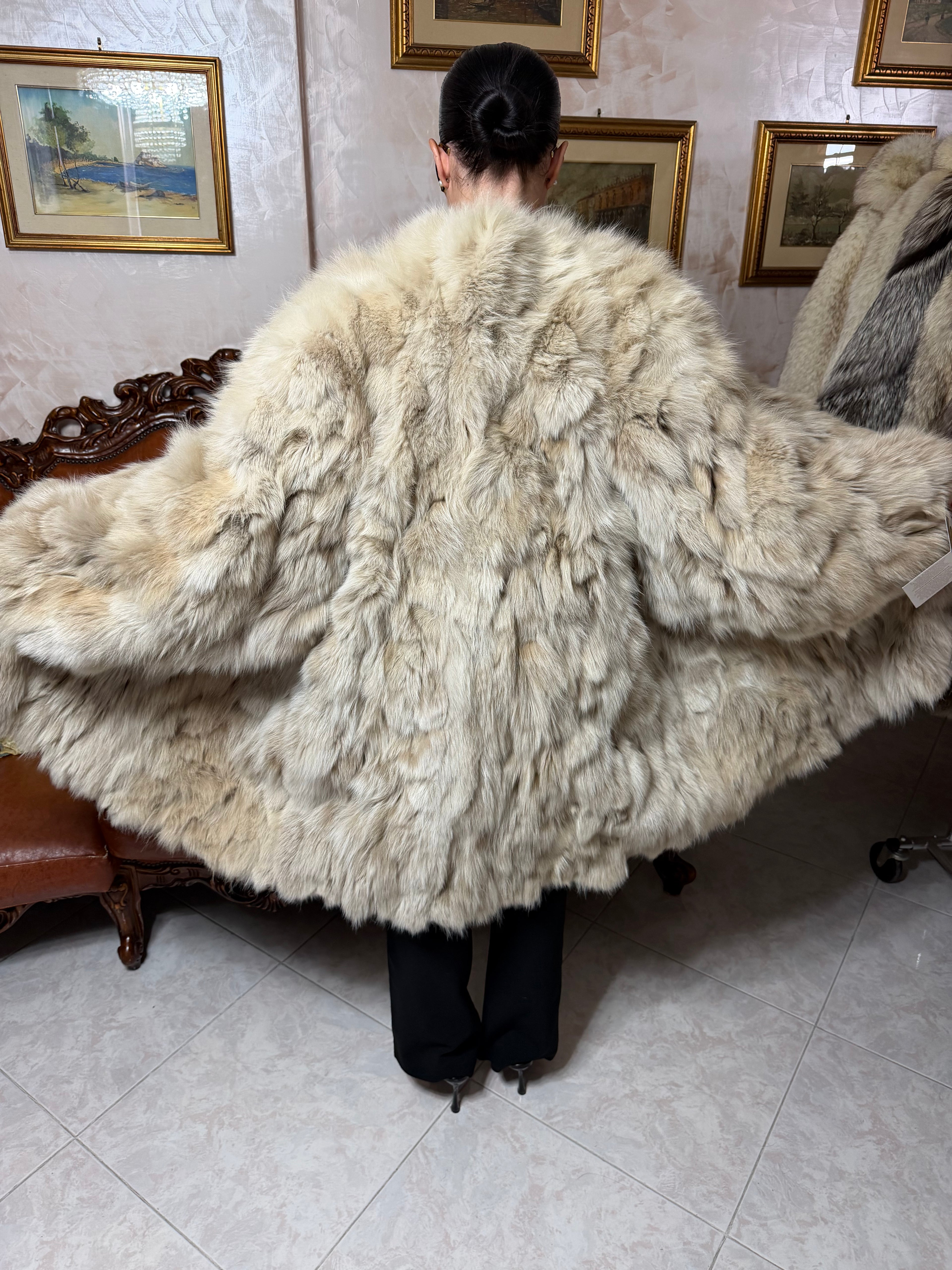 Fox fur jacket