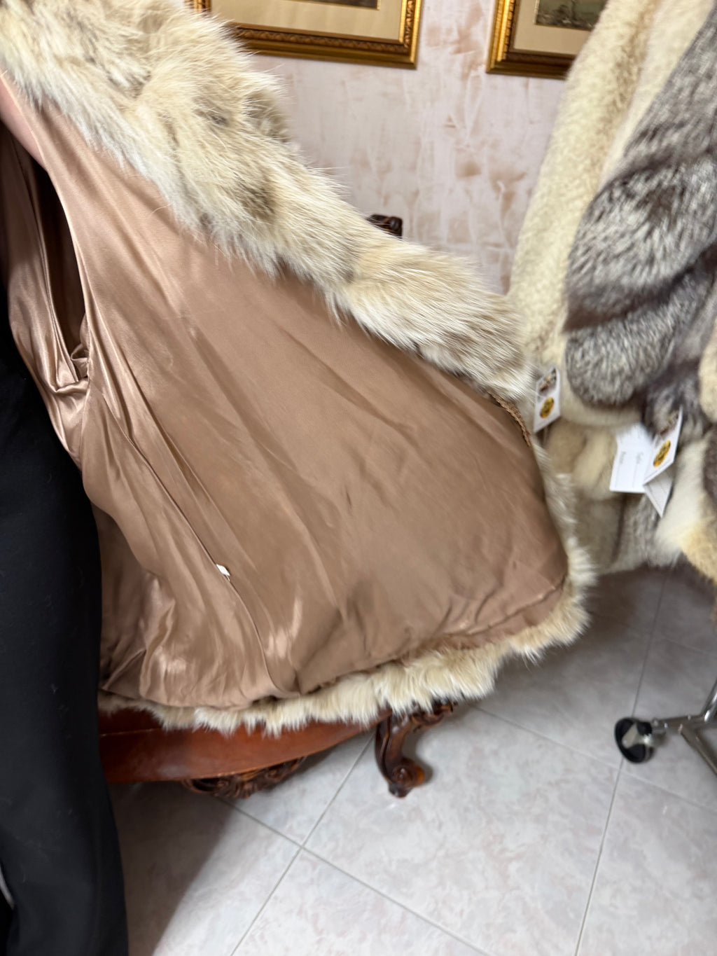 Fox fur jacket
