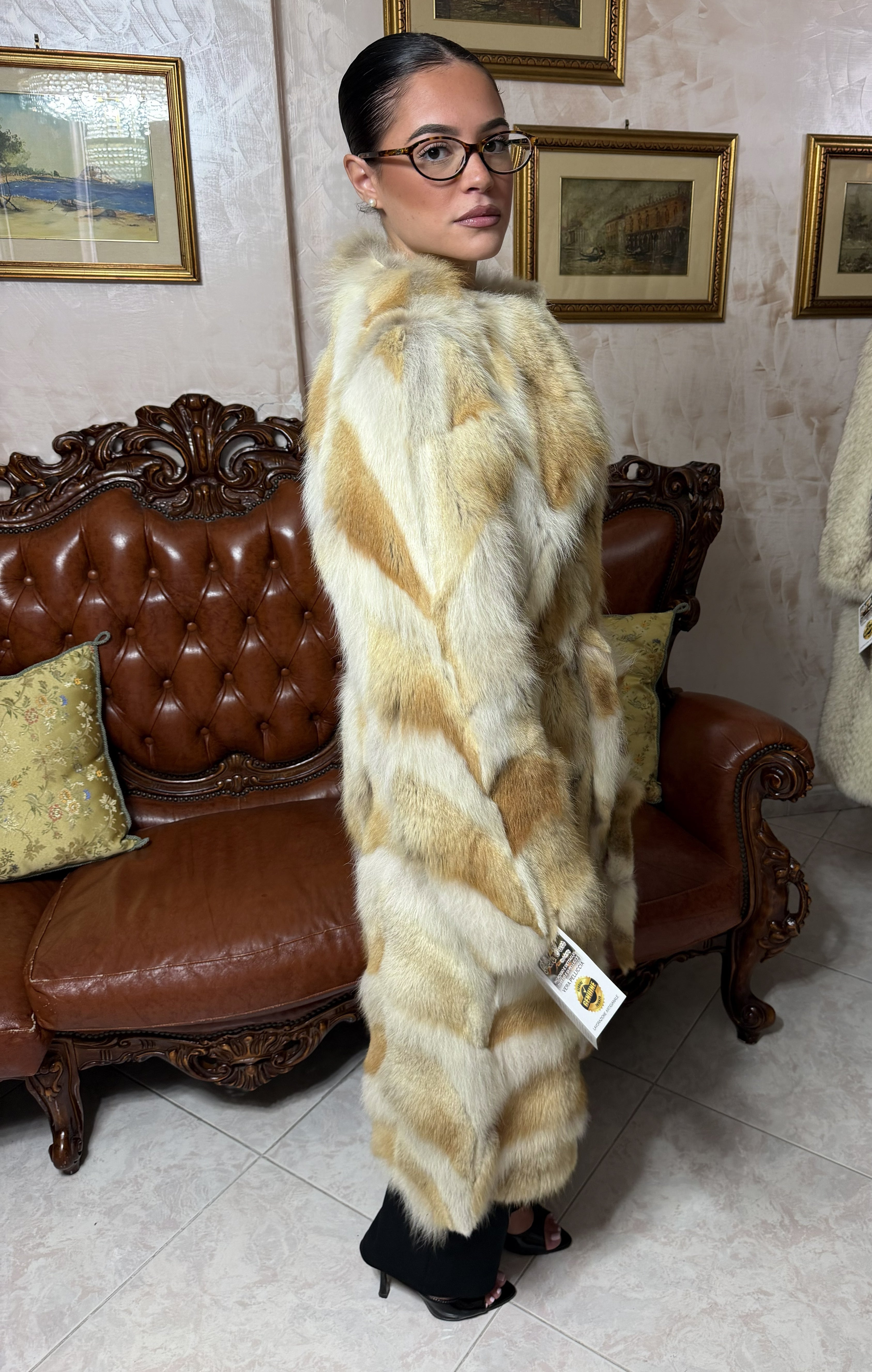 Fox fur jacket