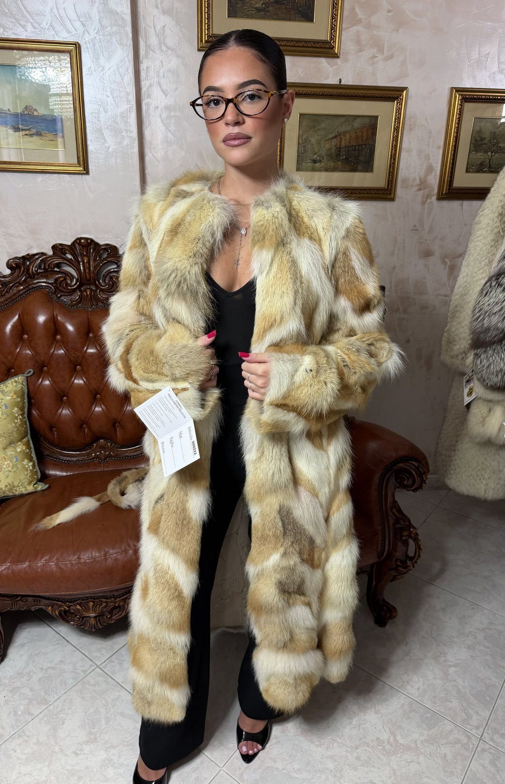 Fox fur jacket