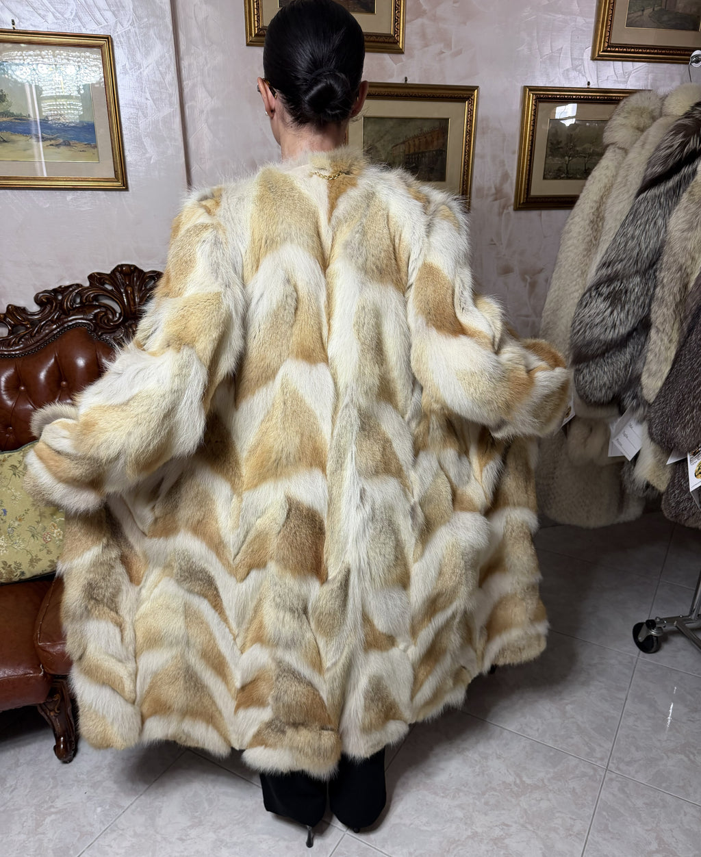 Fox fur jacket
