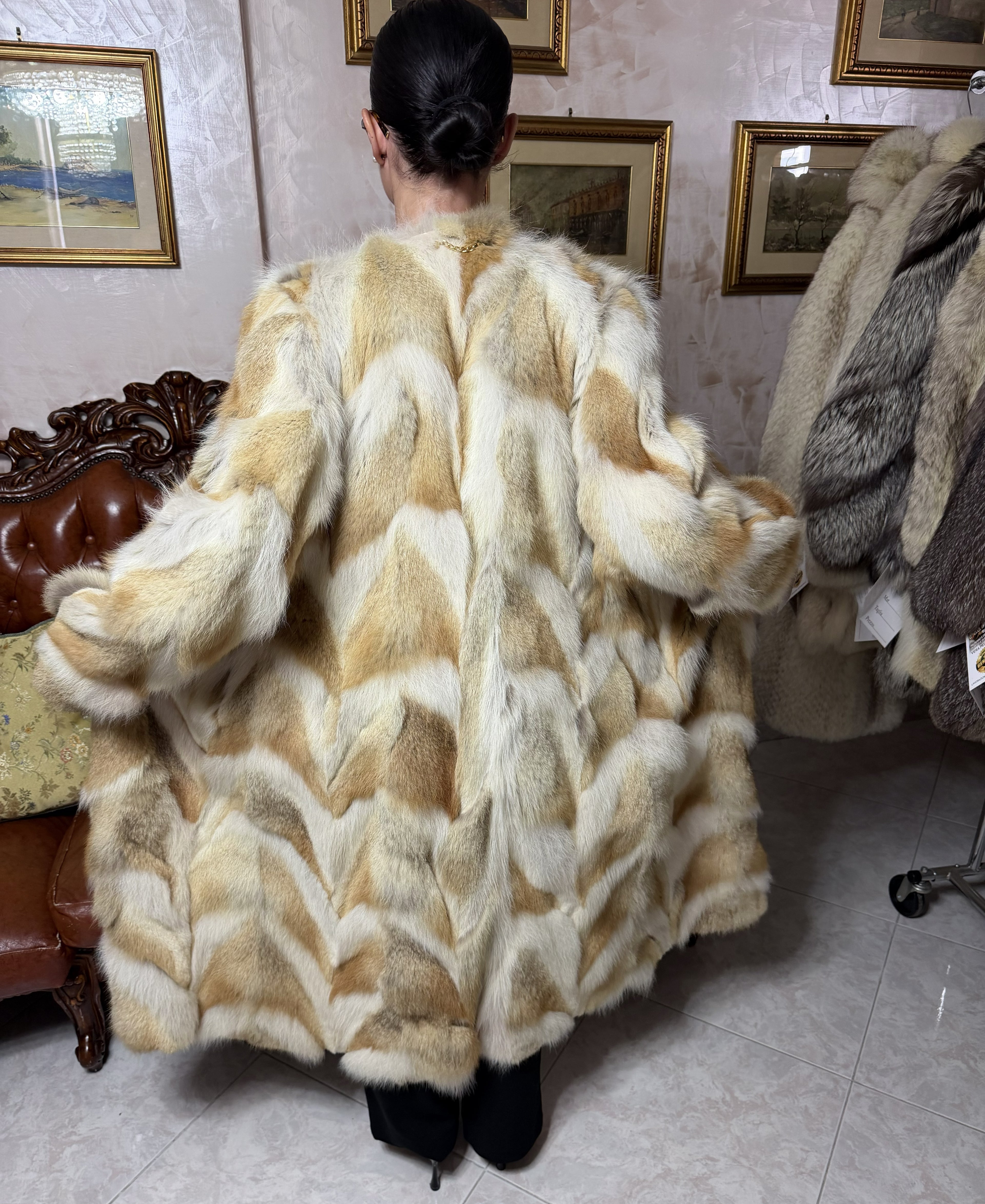Fox fur jacket