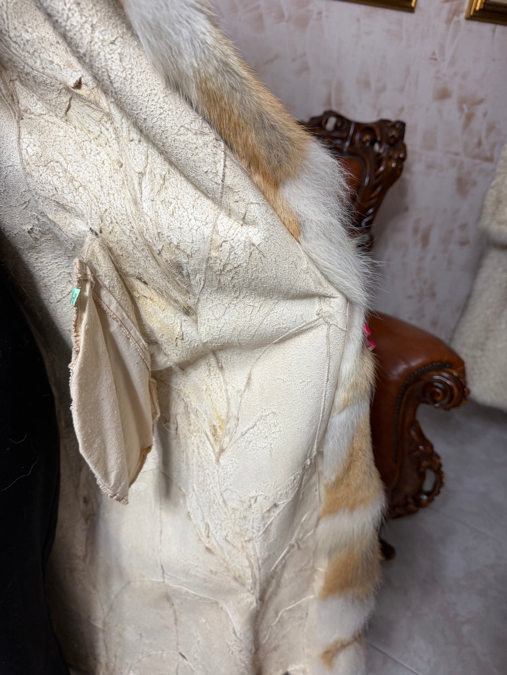 Fox fur jacket