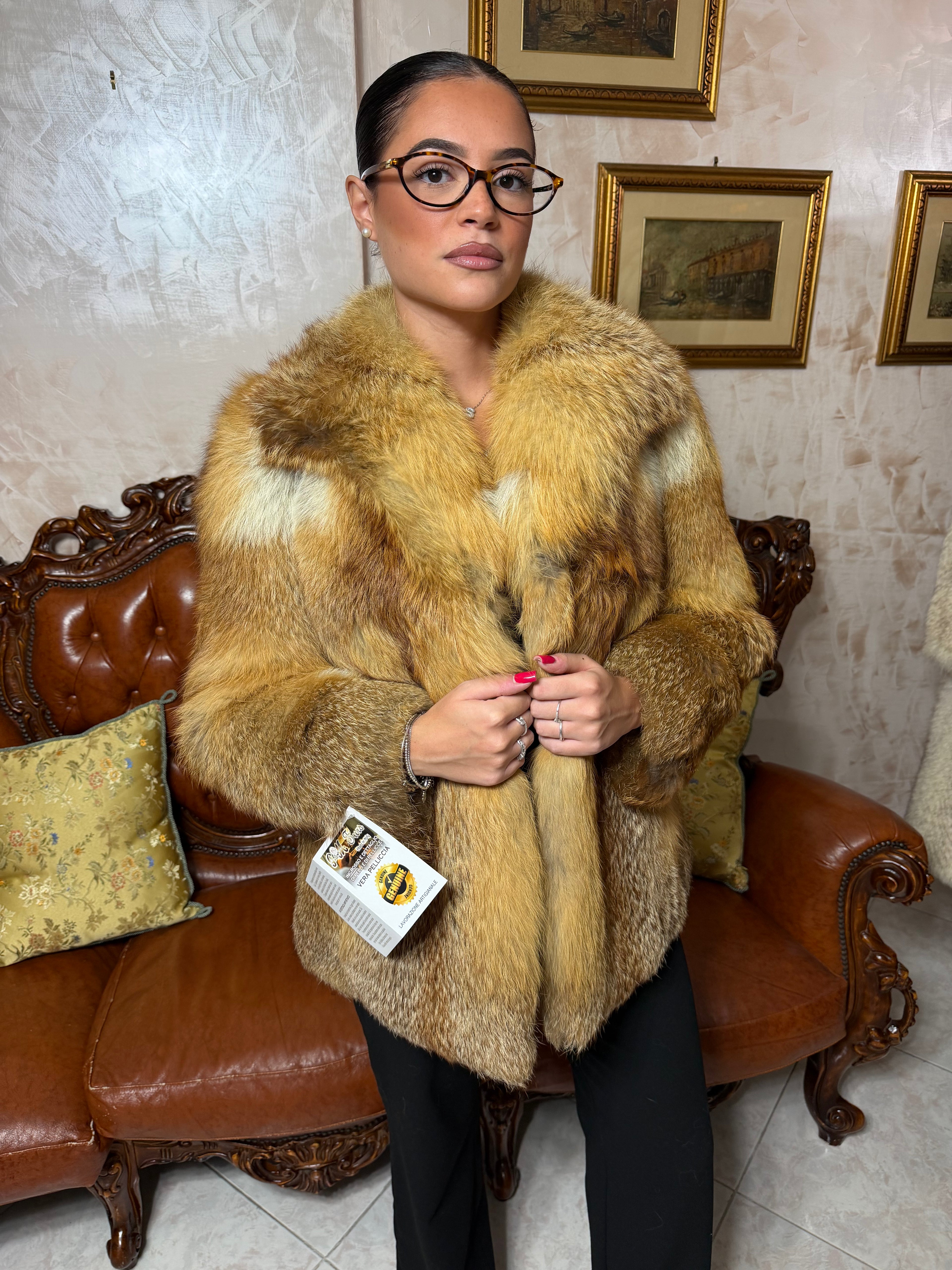 Vintage fox fur jacket