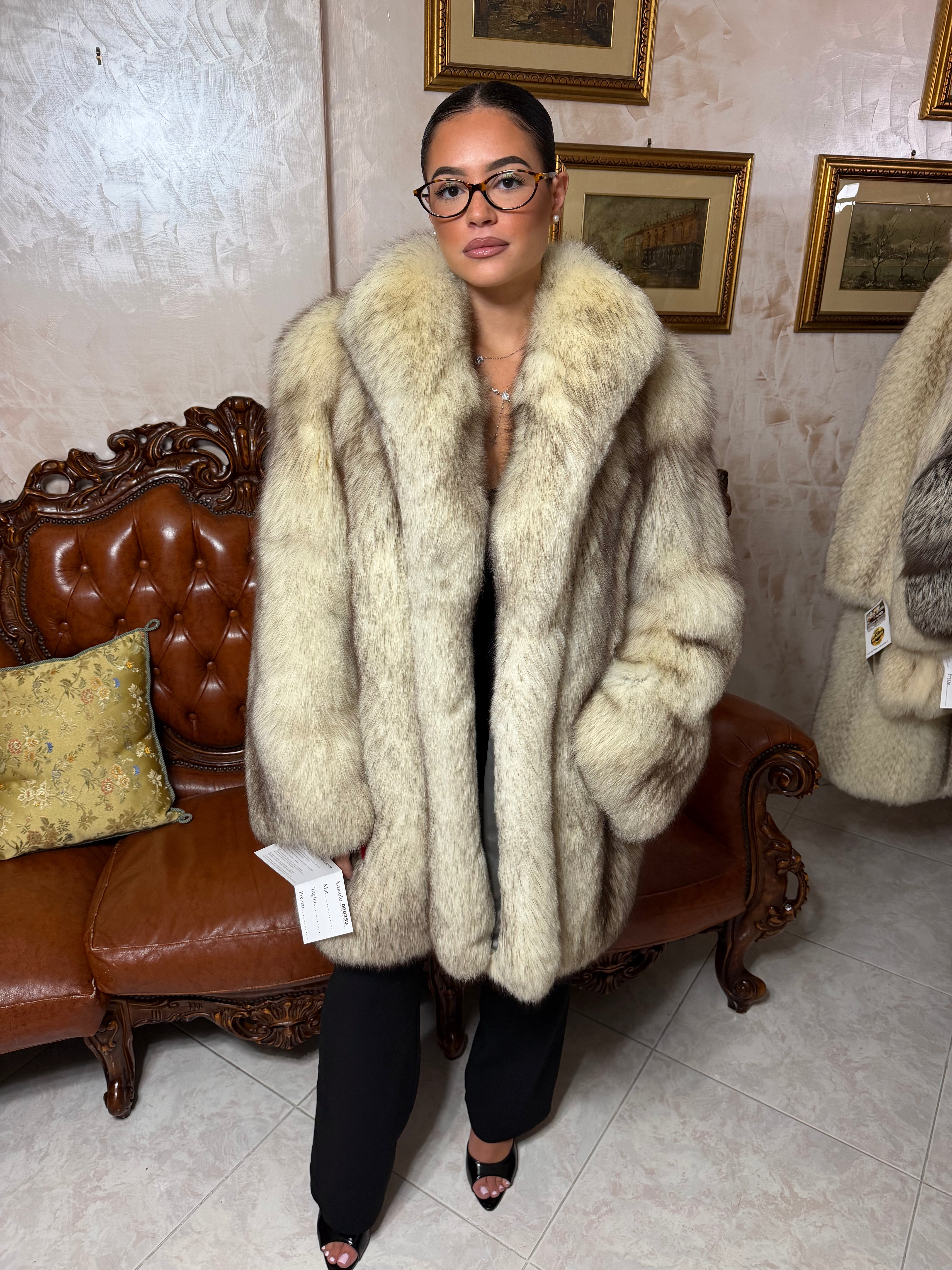Fox fur jacket