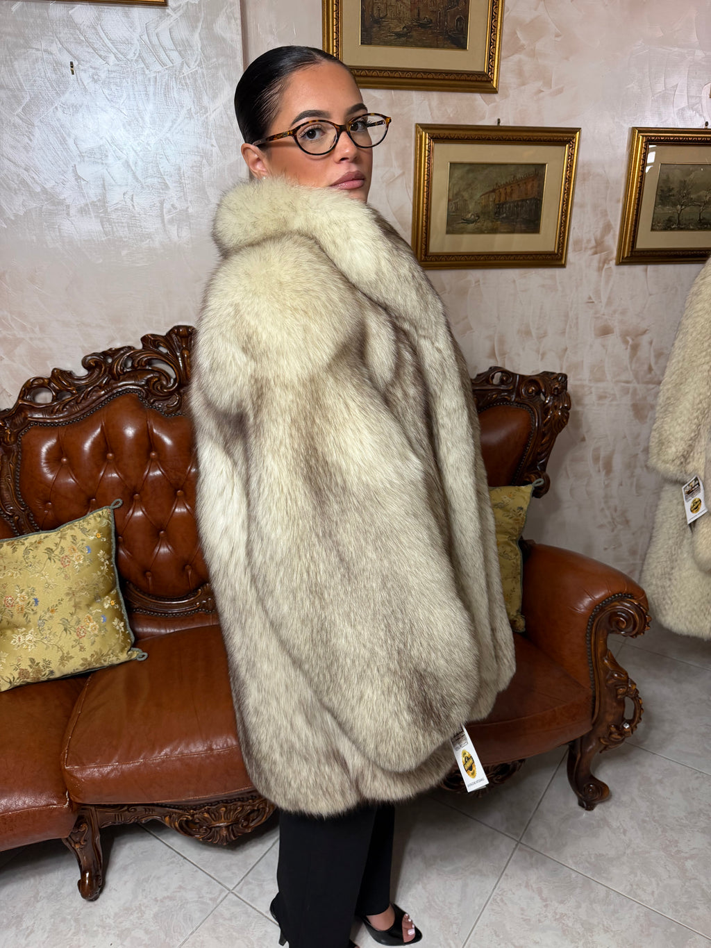 Fox fur jacket