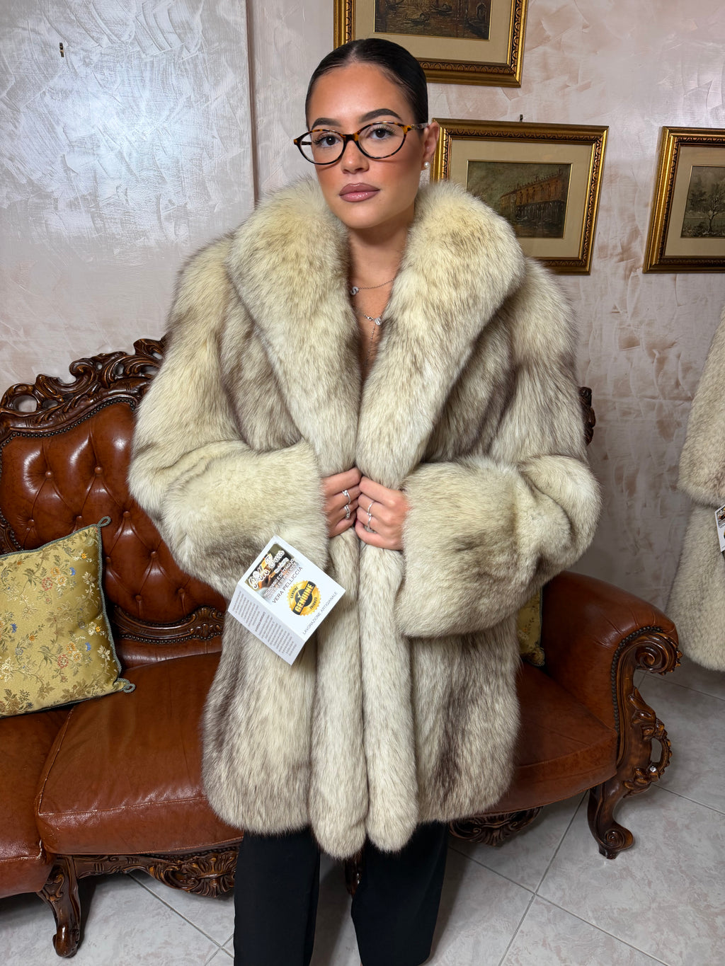 Fox fur jacket