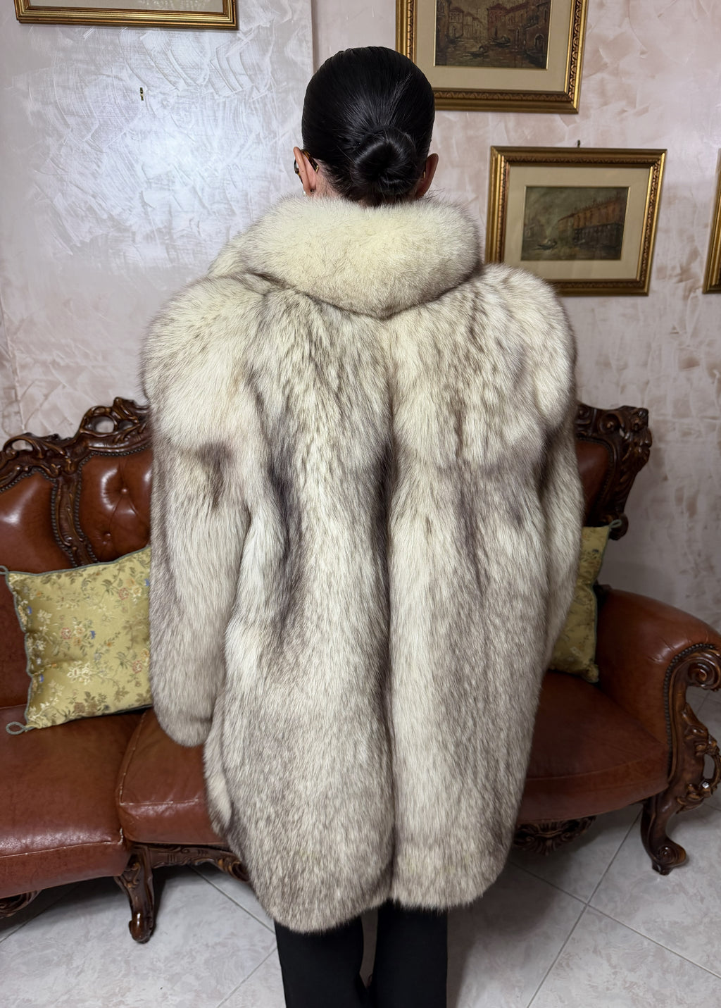Fox fur jacket