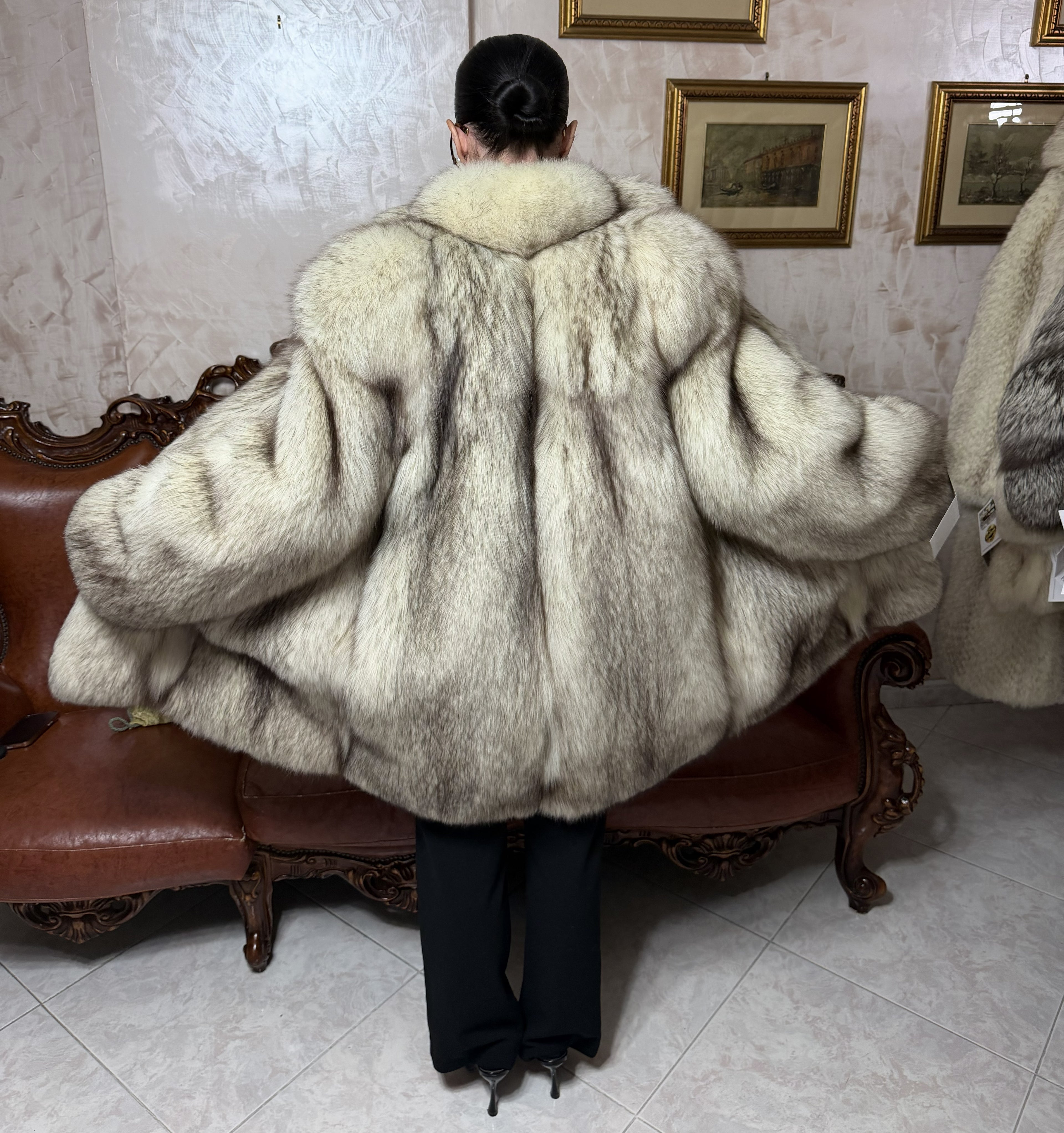 Fox fur jacket